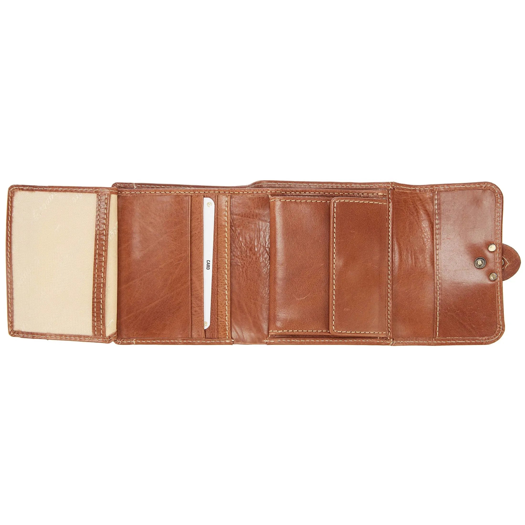 Esquire Denver RFID wallet 10 cm - cognac