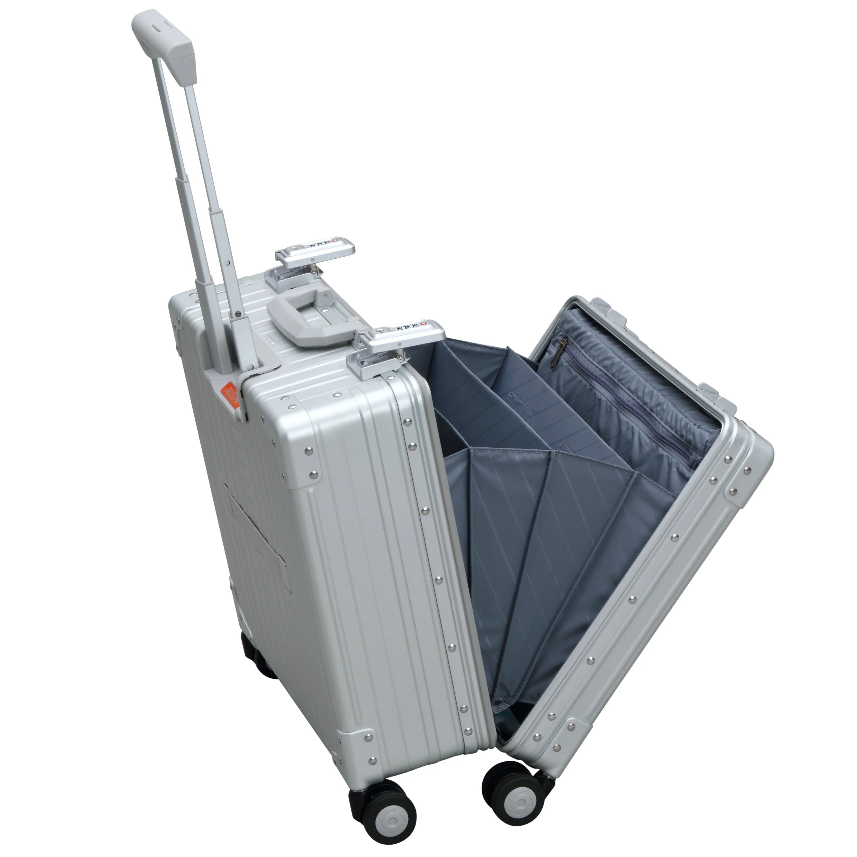 Aleon 4-Rollen Deluxe Businesskoffer 17 Zoll 44 cm - Onyx