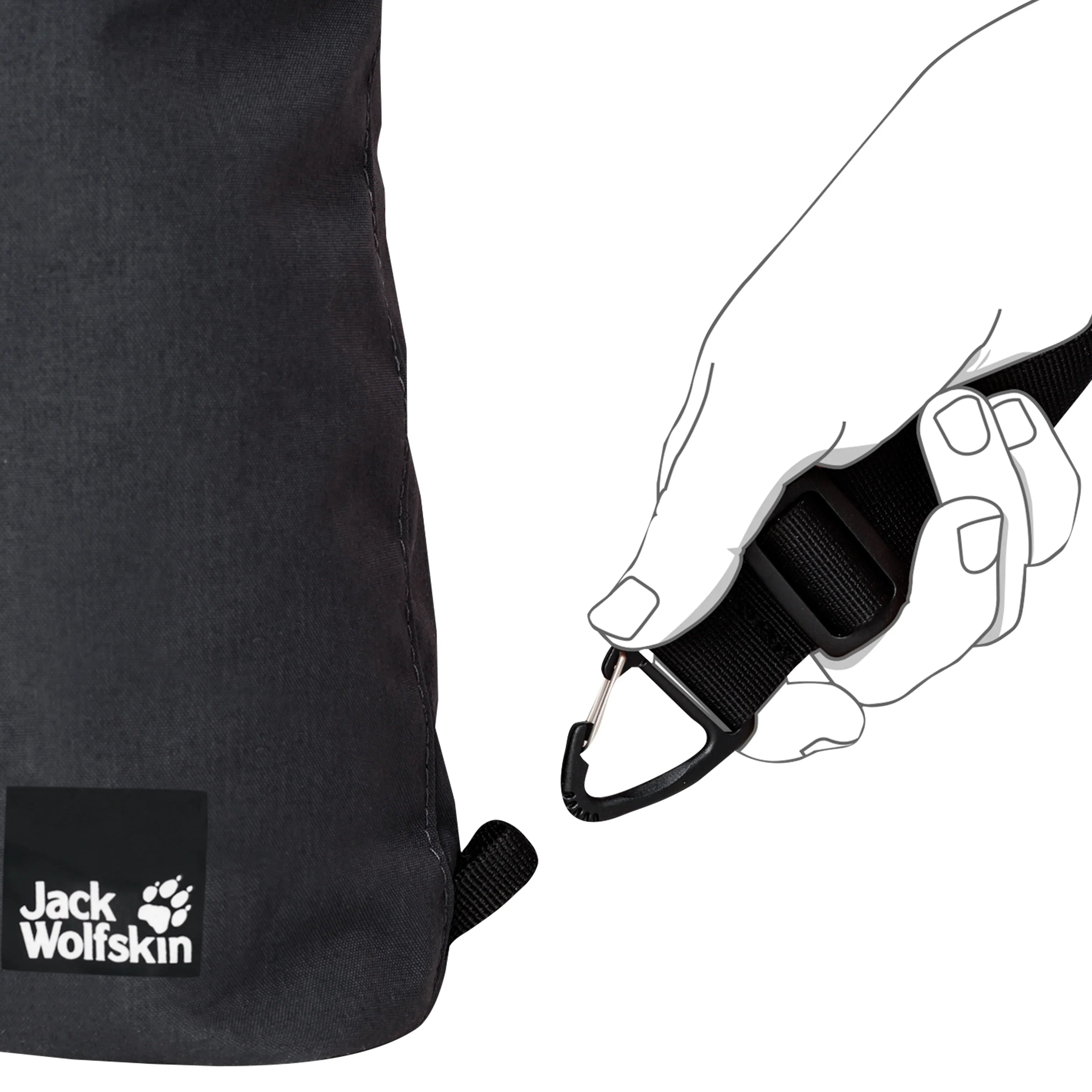 Jack Wolfskin Daypacks & Bags 365 Tote Bag Shopper mit Rucksackfunktion 38 cm - Night Blue