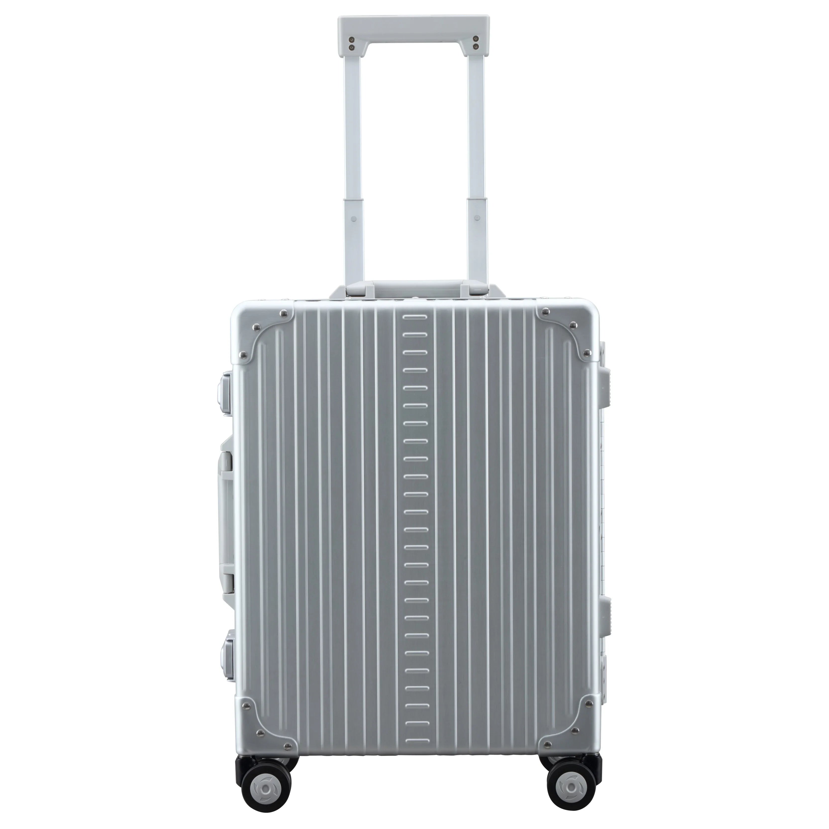 Aleon Carry-On 4-Rollen Kabinentrolley mit Kleidersack 53 cm - Platinum