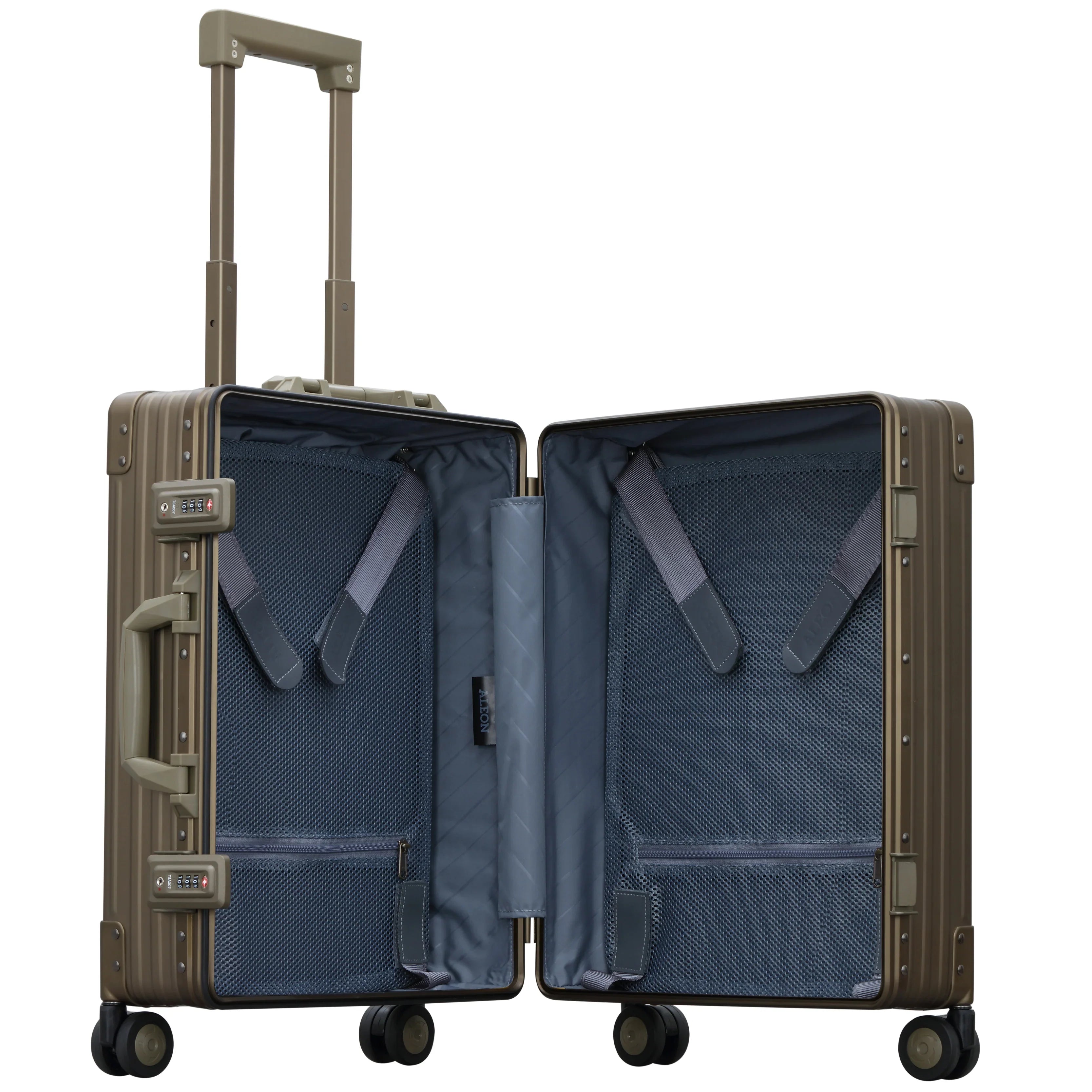 Aleon Domestic Carry-On 4-Rollen Kabinentrolley 53 cm - Champagne