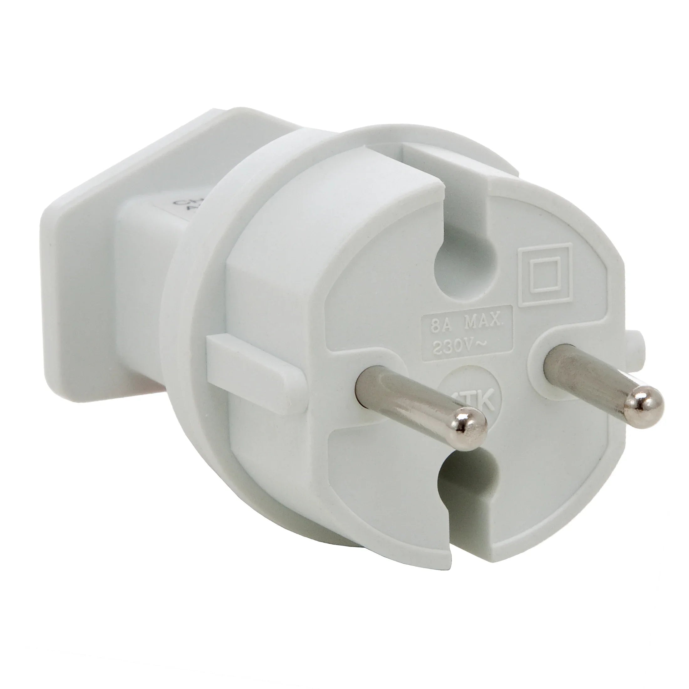 Design Go Reisezubehör USA-EU Visitor Reiseadapter - weiß