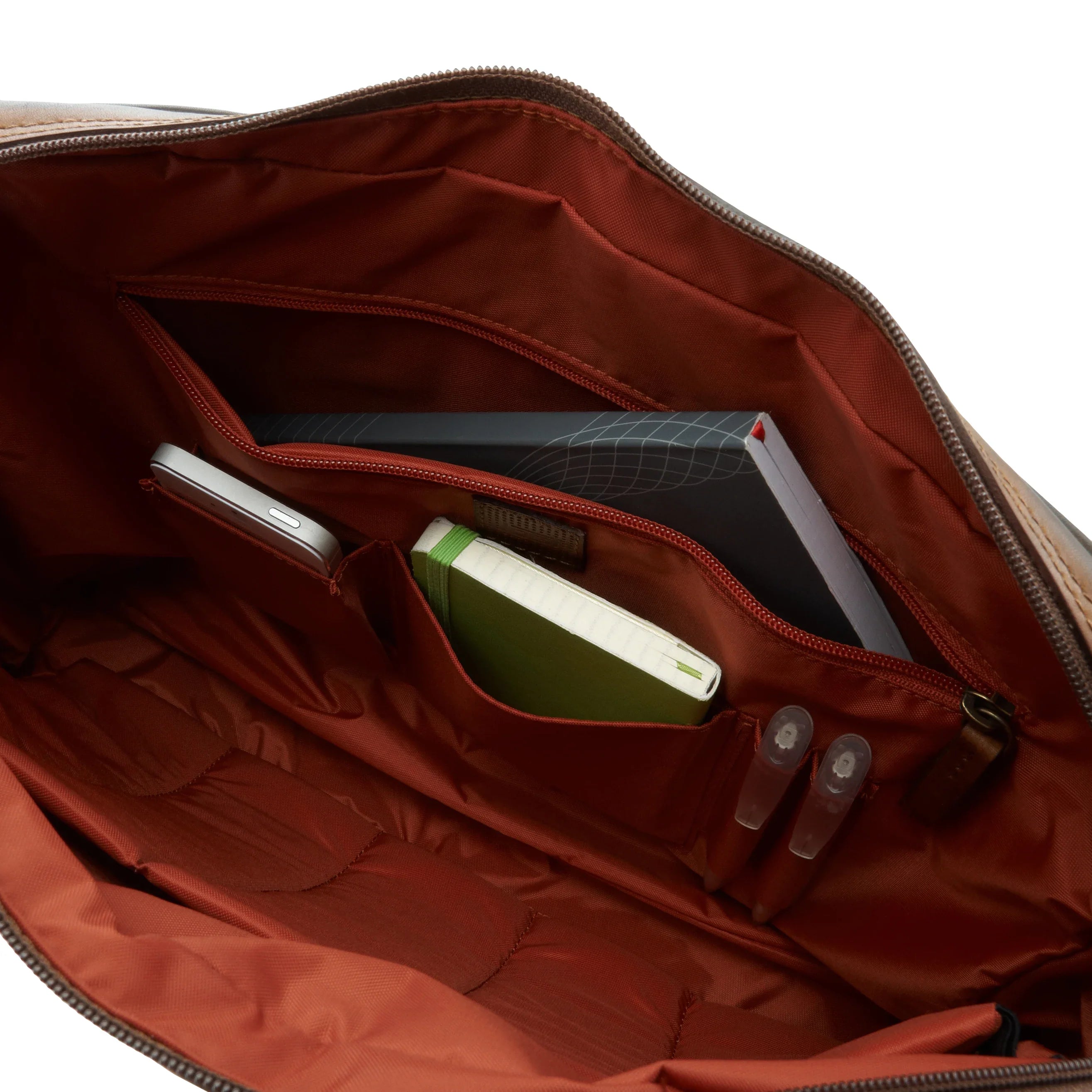 Jost Randers RV-Aktenmappe 38 cm - cognac