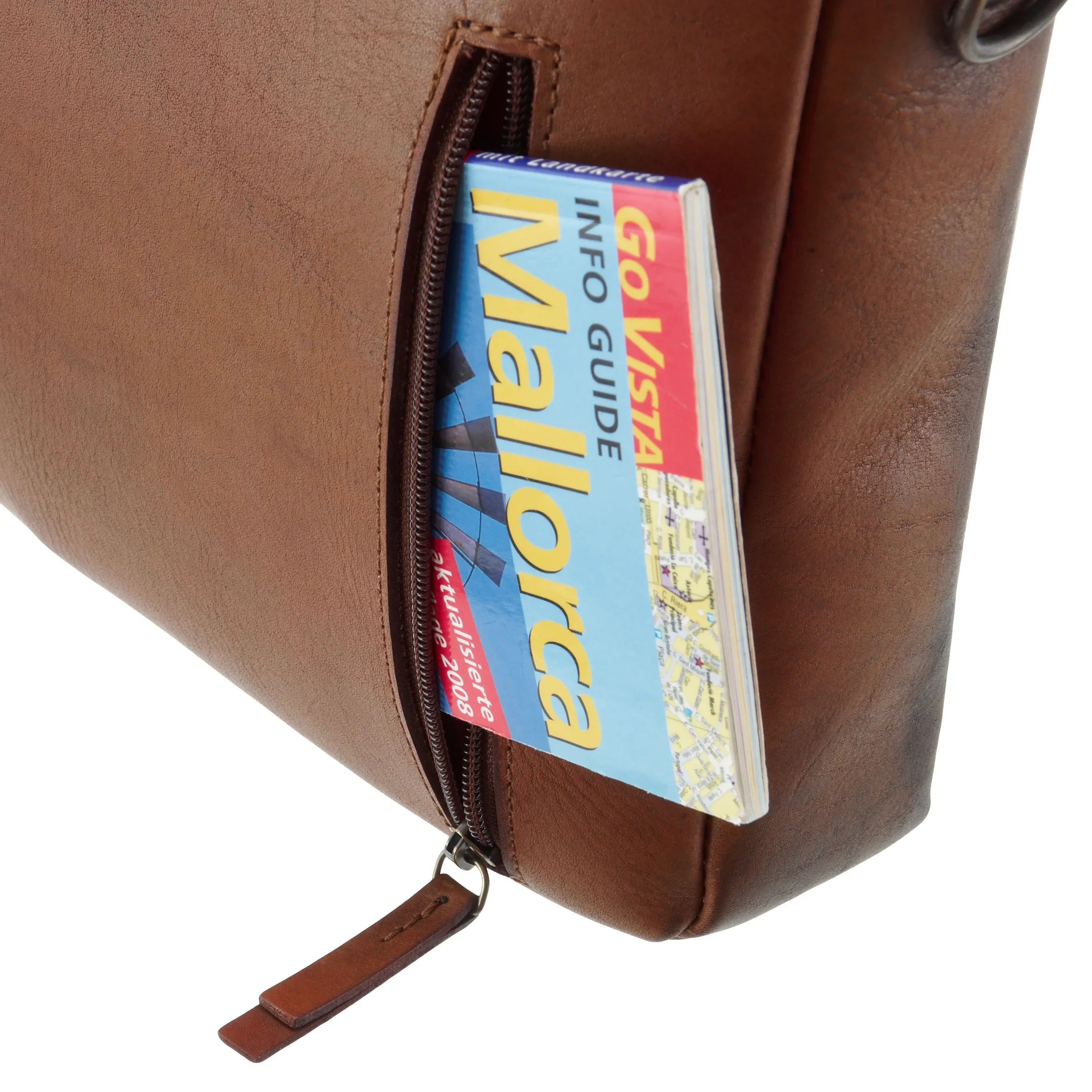 Jost Randers RV-Aktenmappe 38 cm - cognac