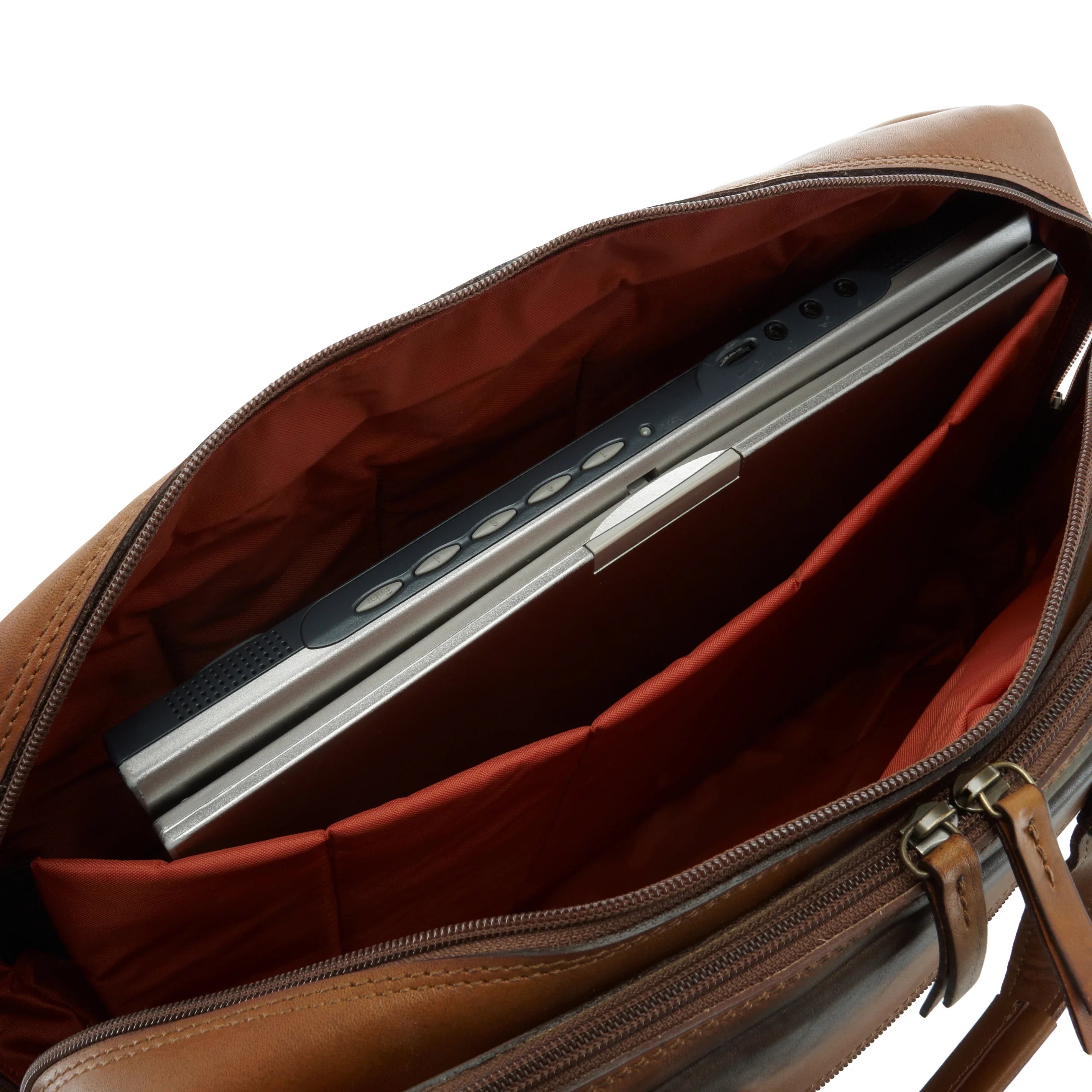 Jost Randers RV-Aktenmappe 40 cm - cognac