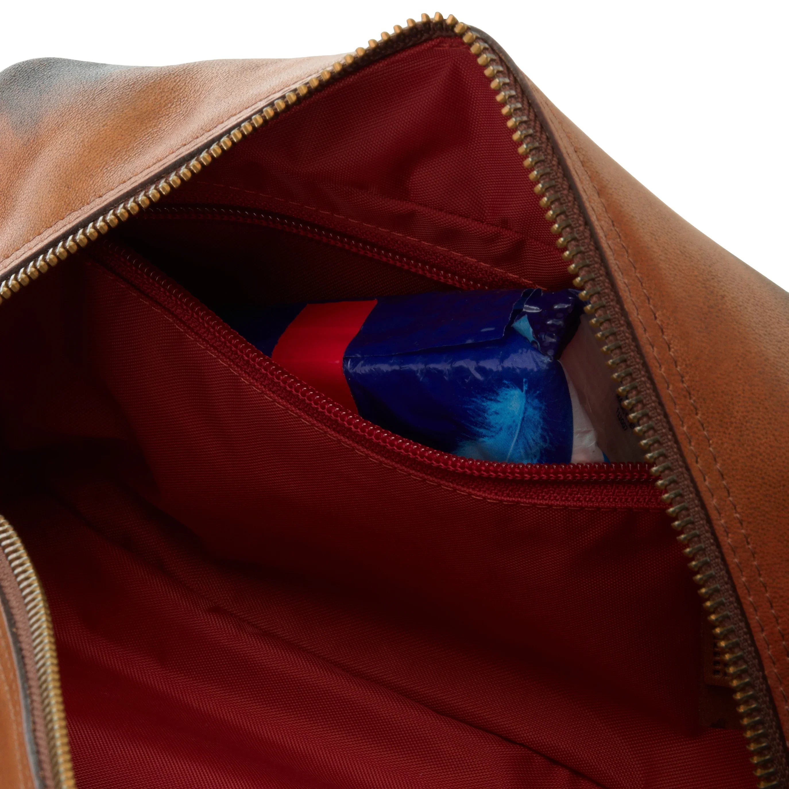 Jost Randers toiletry bag 22 cm - cognac