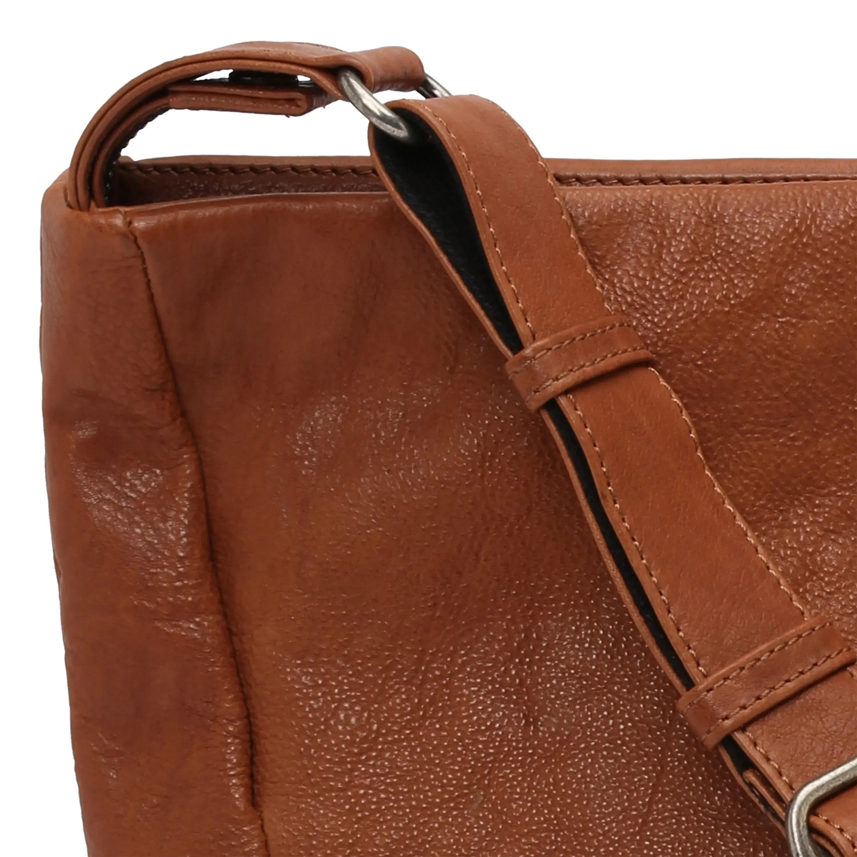VOi-Design Dakota Barbara Umhängetasche 30 cm - Cognac