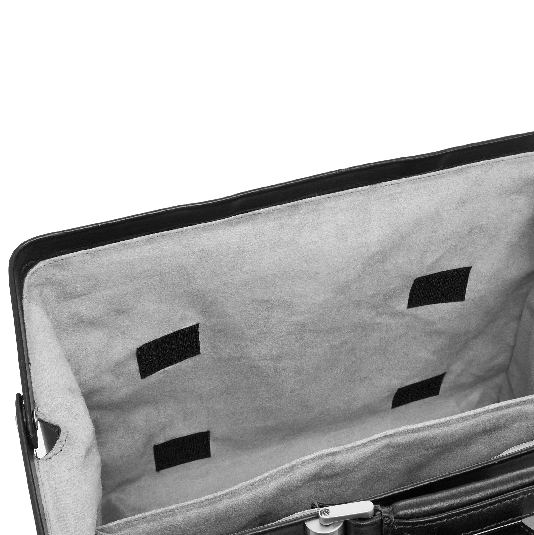 Dermata Business Bügelmappe aus Leder 40 cm - cognac