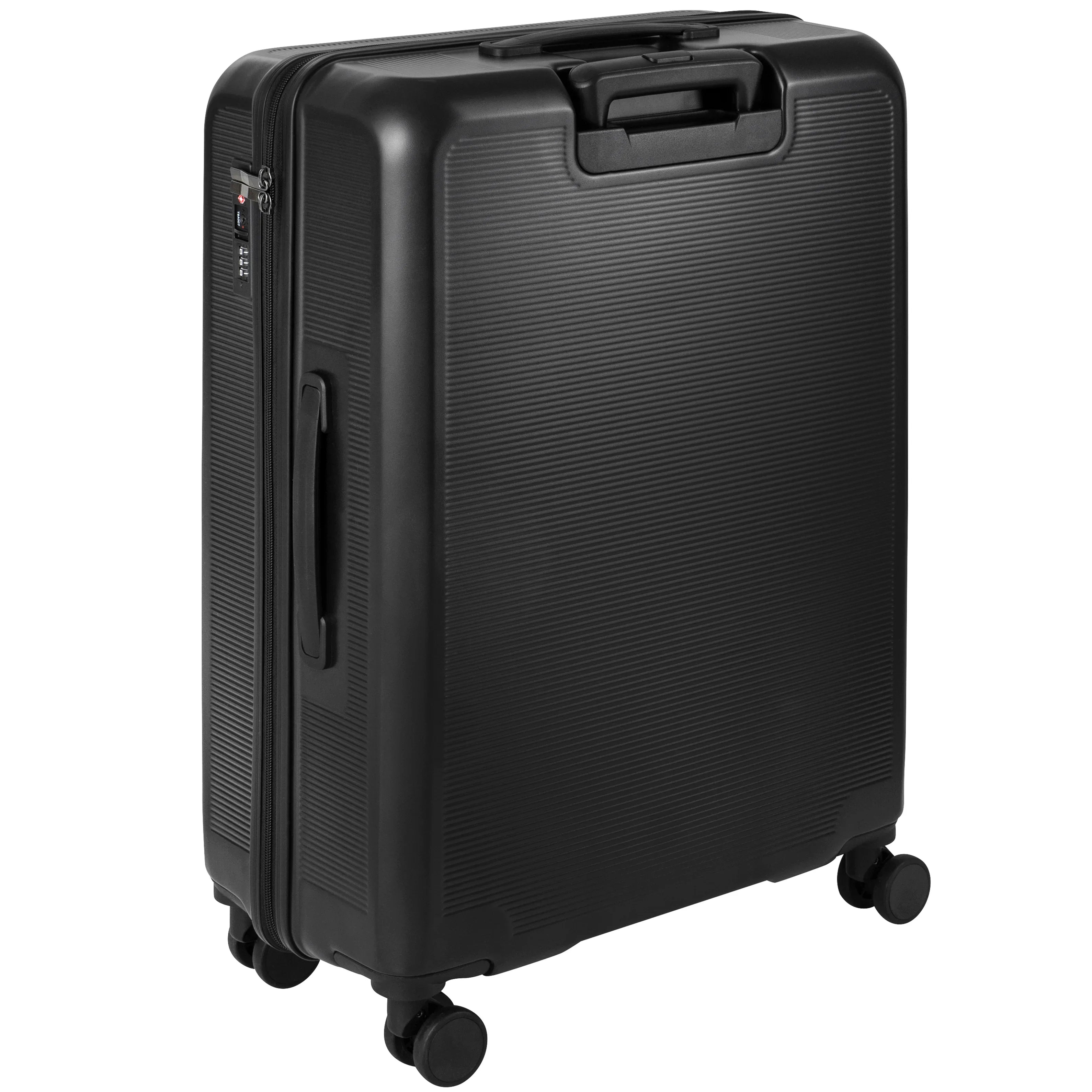 d&n Travel Line 2500 4-Rollen Trolley 67 cm - grau