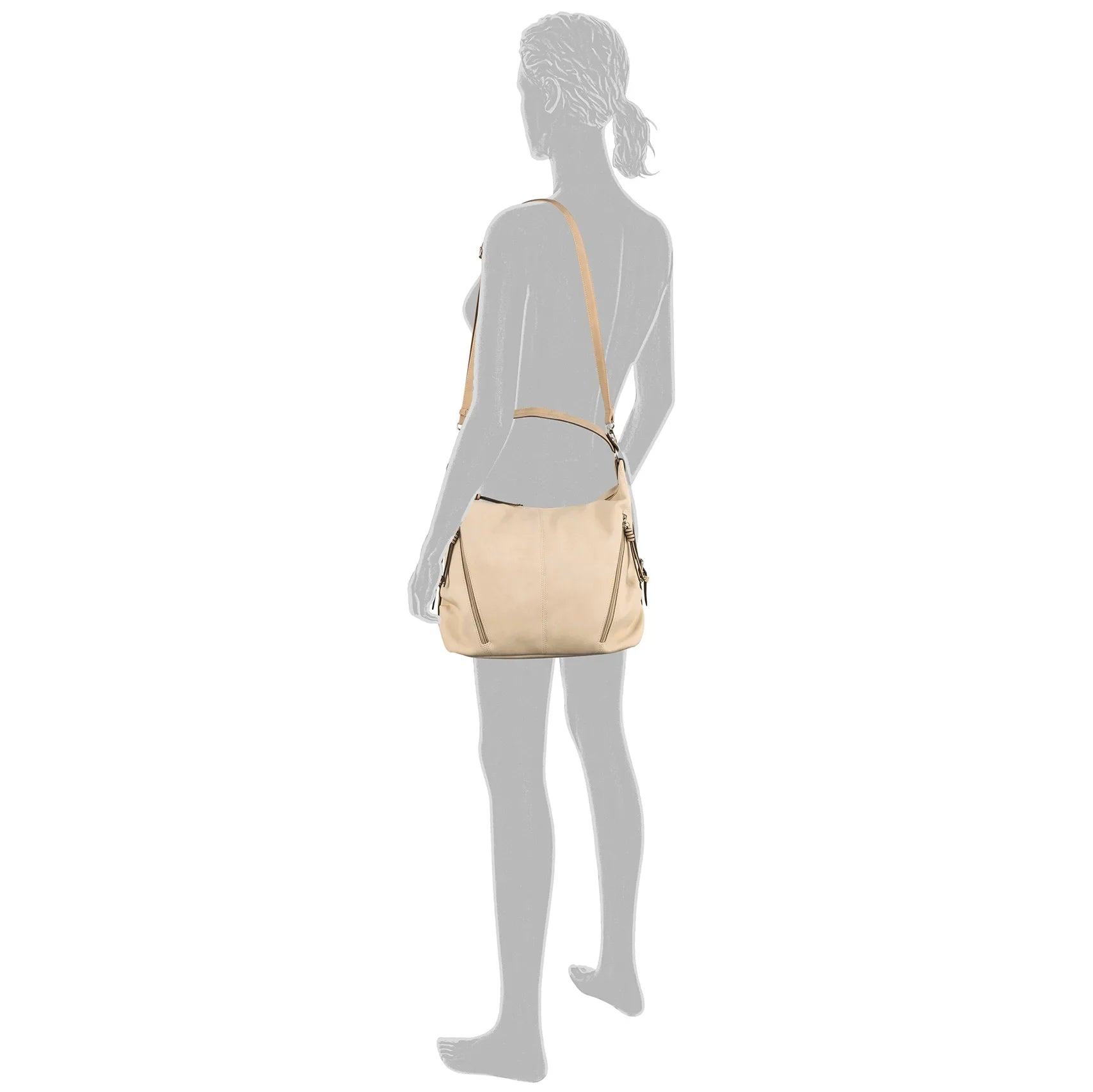 Tom Tailor Bags Caia Hobo Bag 33 cm - cognac