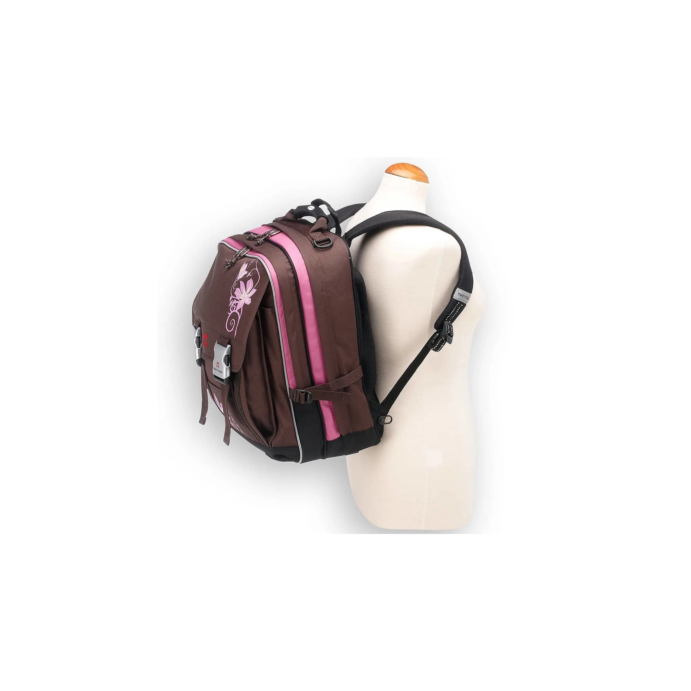 Take it Easy Actionbags Schulrucksack London 40 cm - fantasy pink