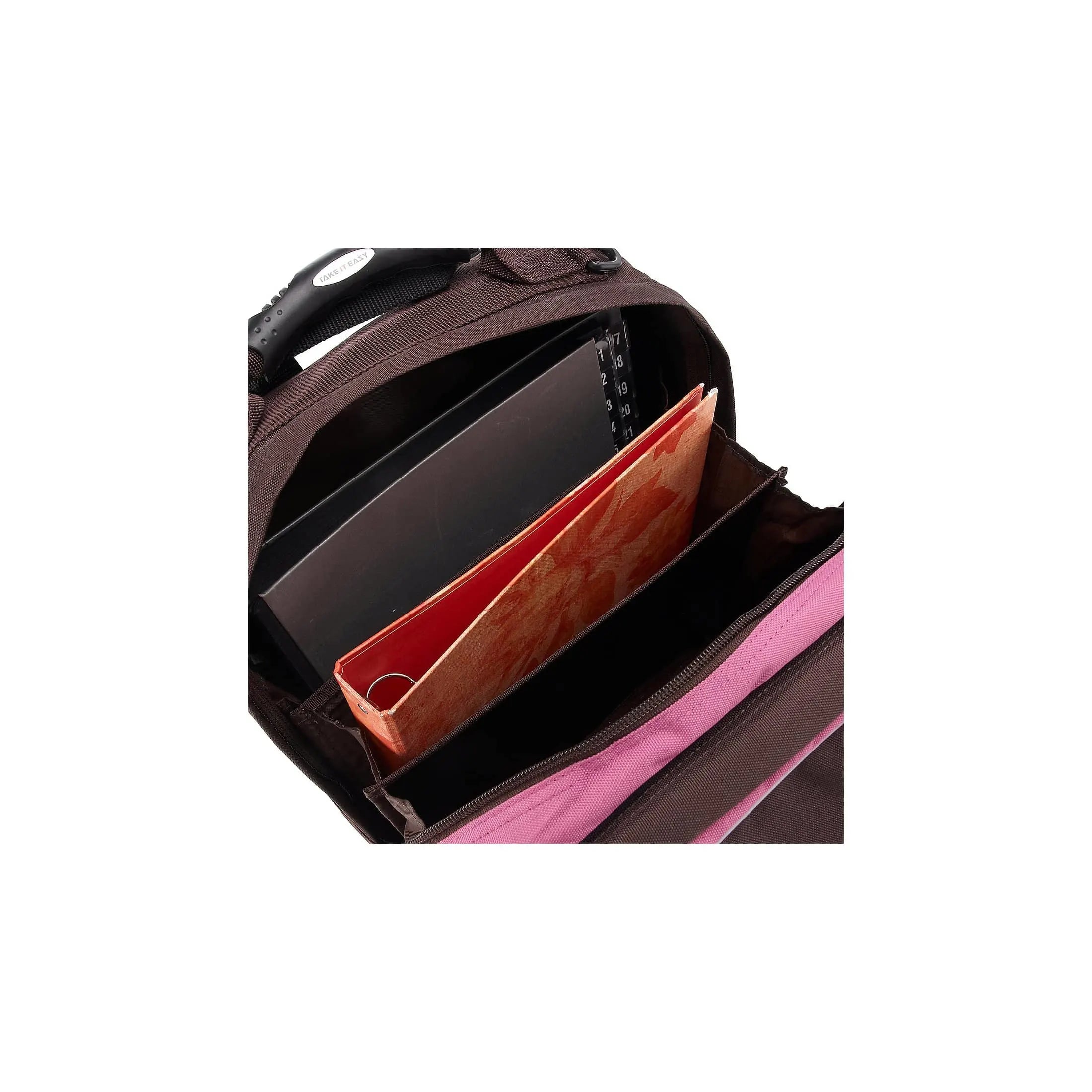Take it Easy Actionbags Schulrucksack London 40 cm - fantasy pink