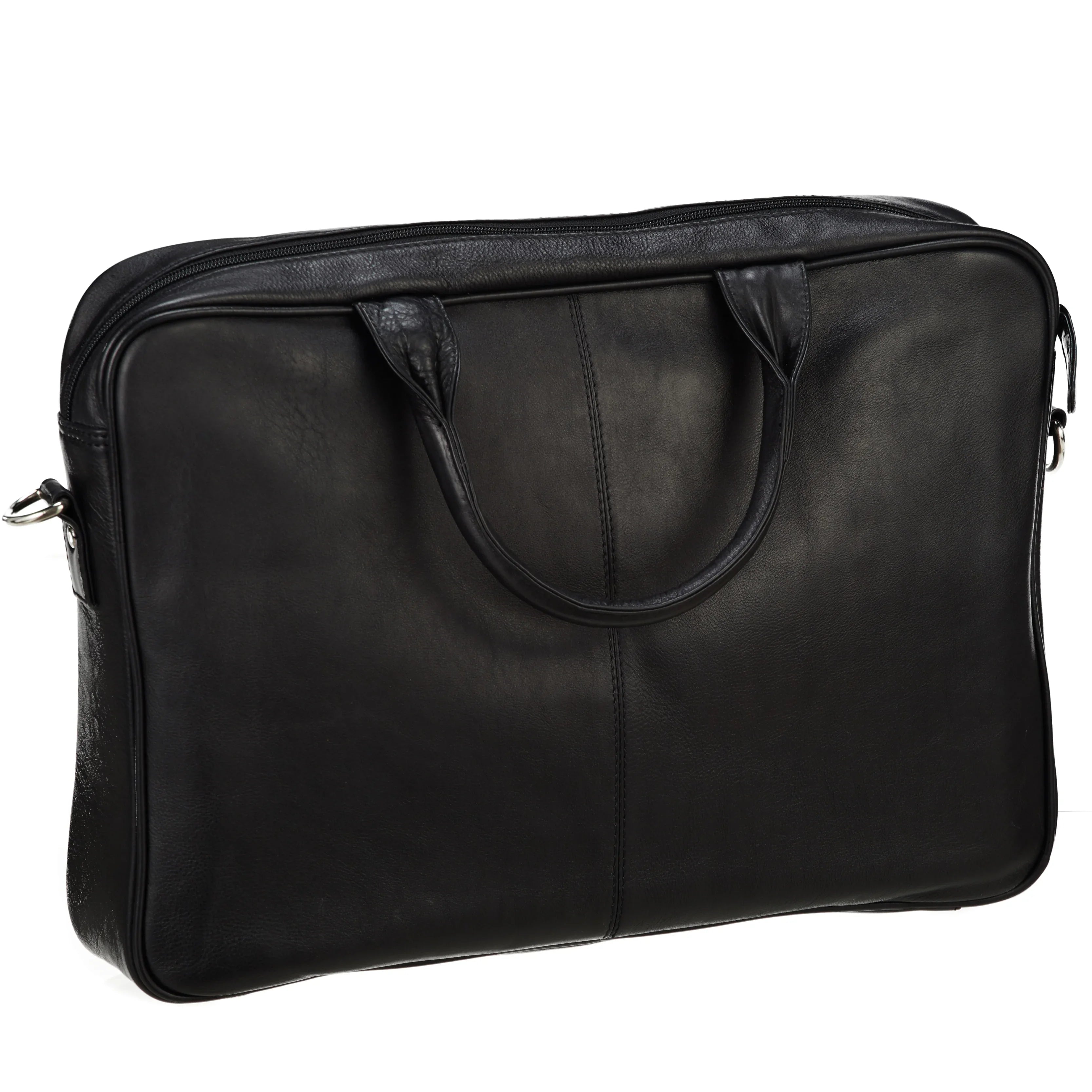 Dermata Business laptop briefcase 41 cm - Black