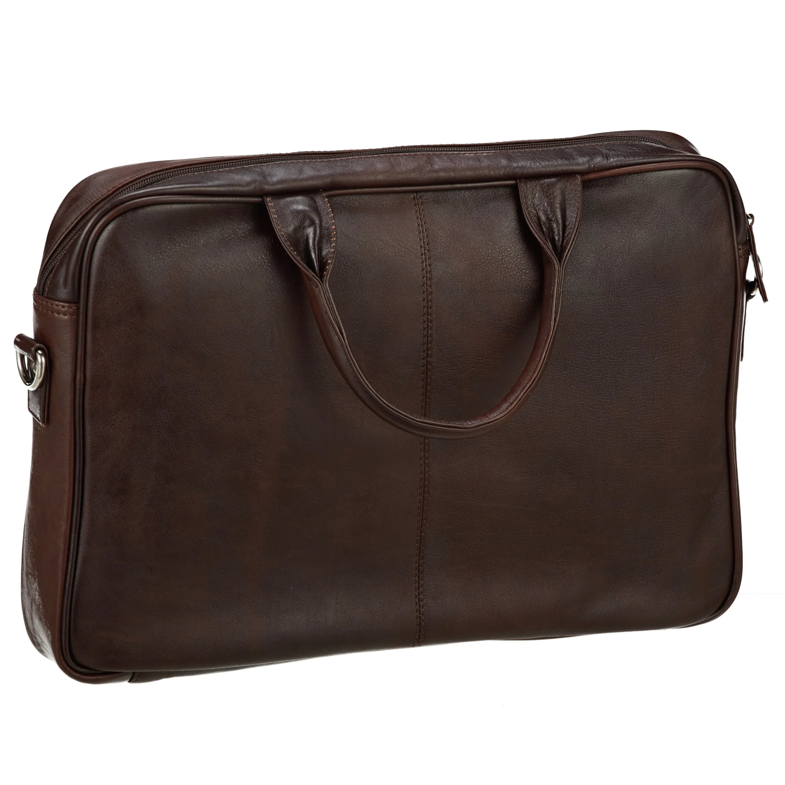 Dermata Business laptop briefcase 41 cm - Black
