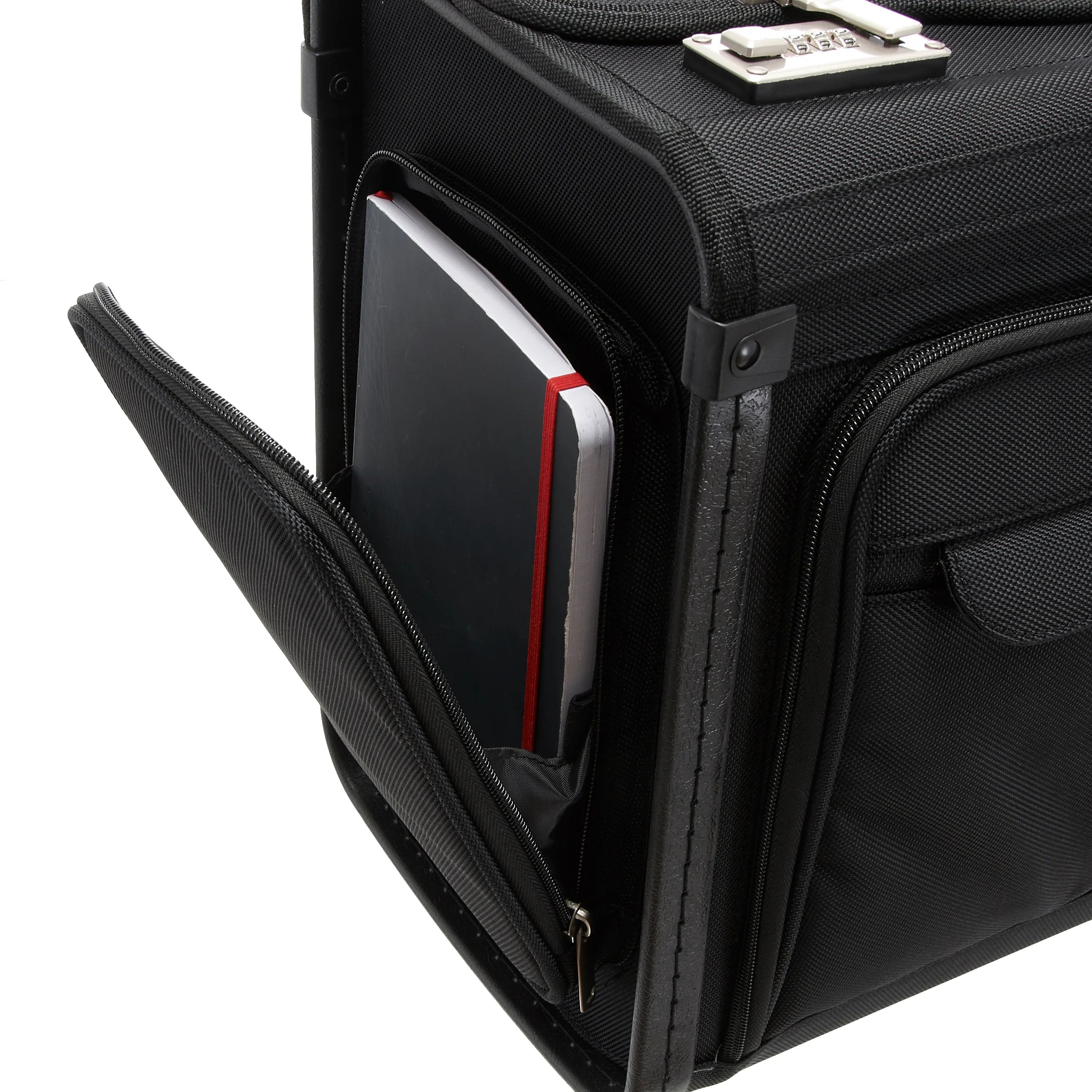 d&n Business & Travel pilot case on wheels 46 cm - black