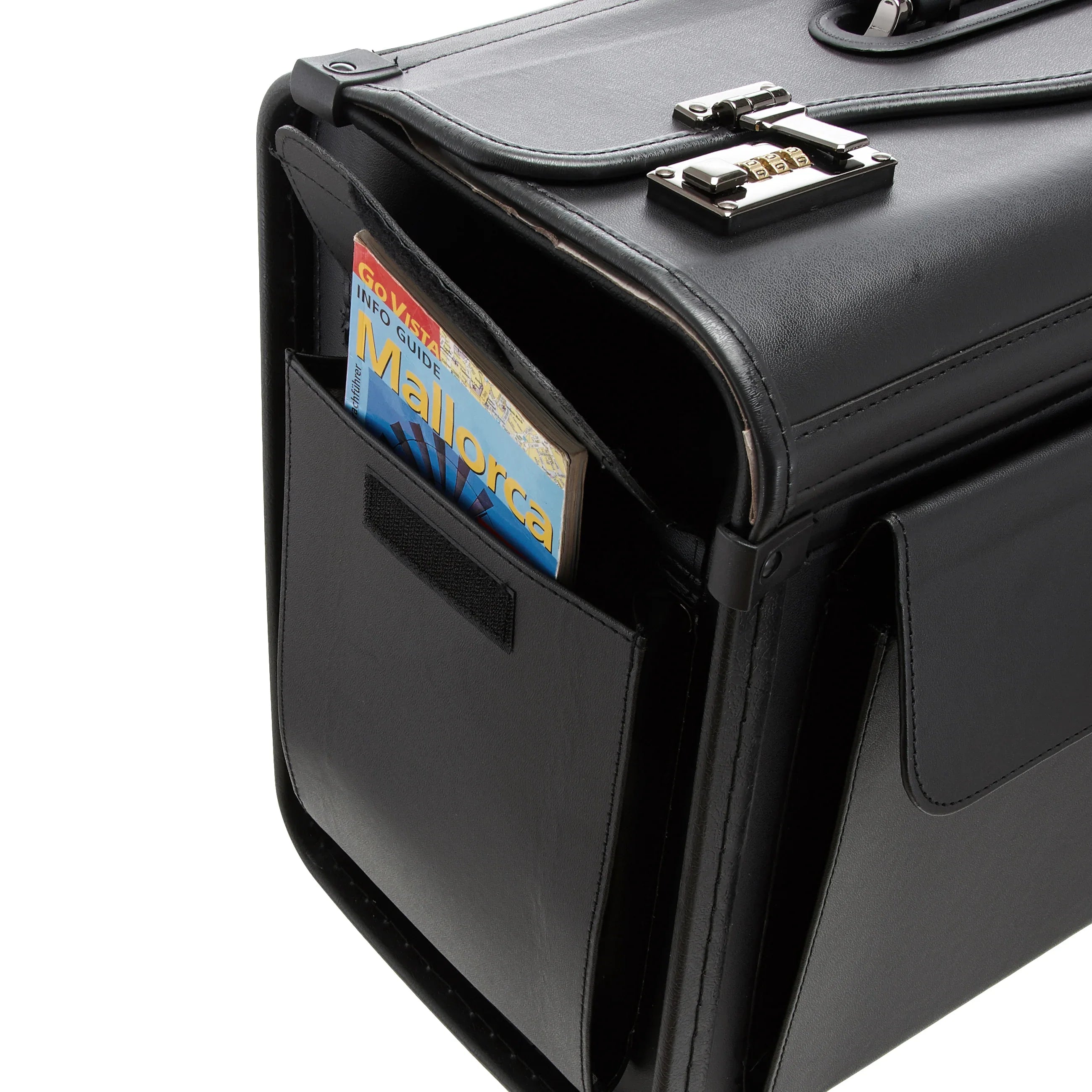 d&n Business Line pilot case on wheels 48 cm - black