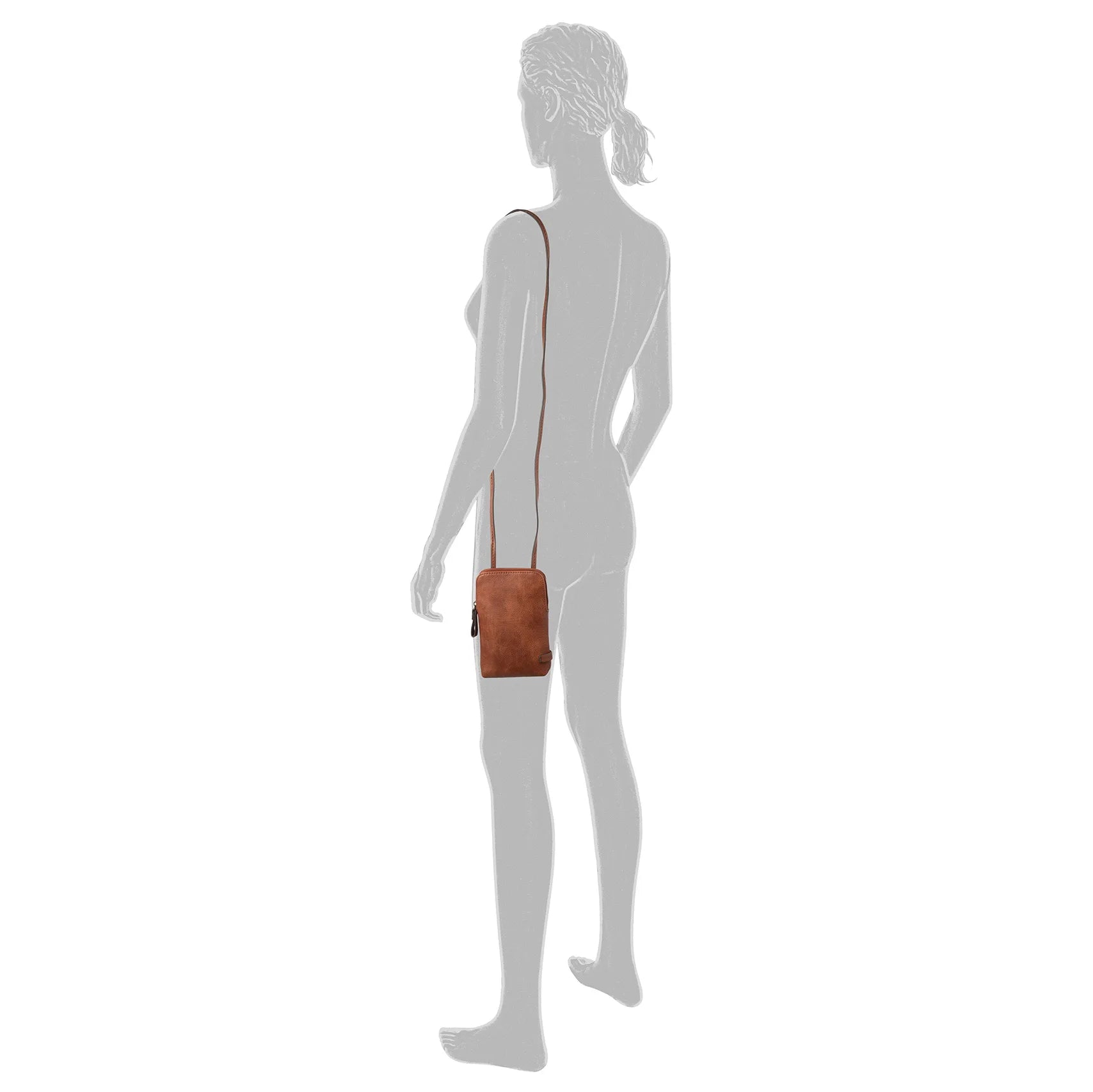 Tom Tailor Bags Rubiana Mobile Phone Case 18 cm - cognac