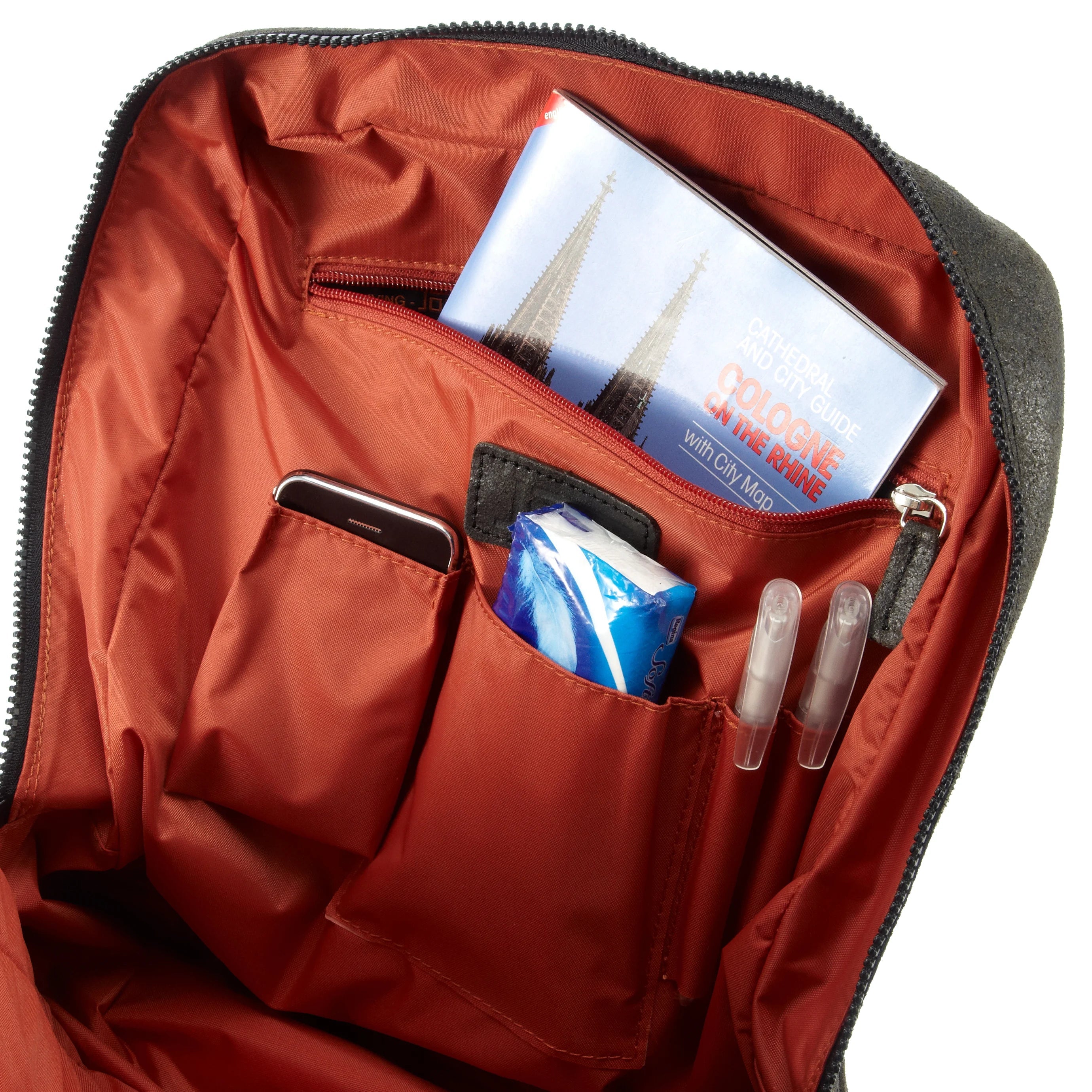 Jost Malmö Rucksack mit Laptopfach 37 cm - schwarz