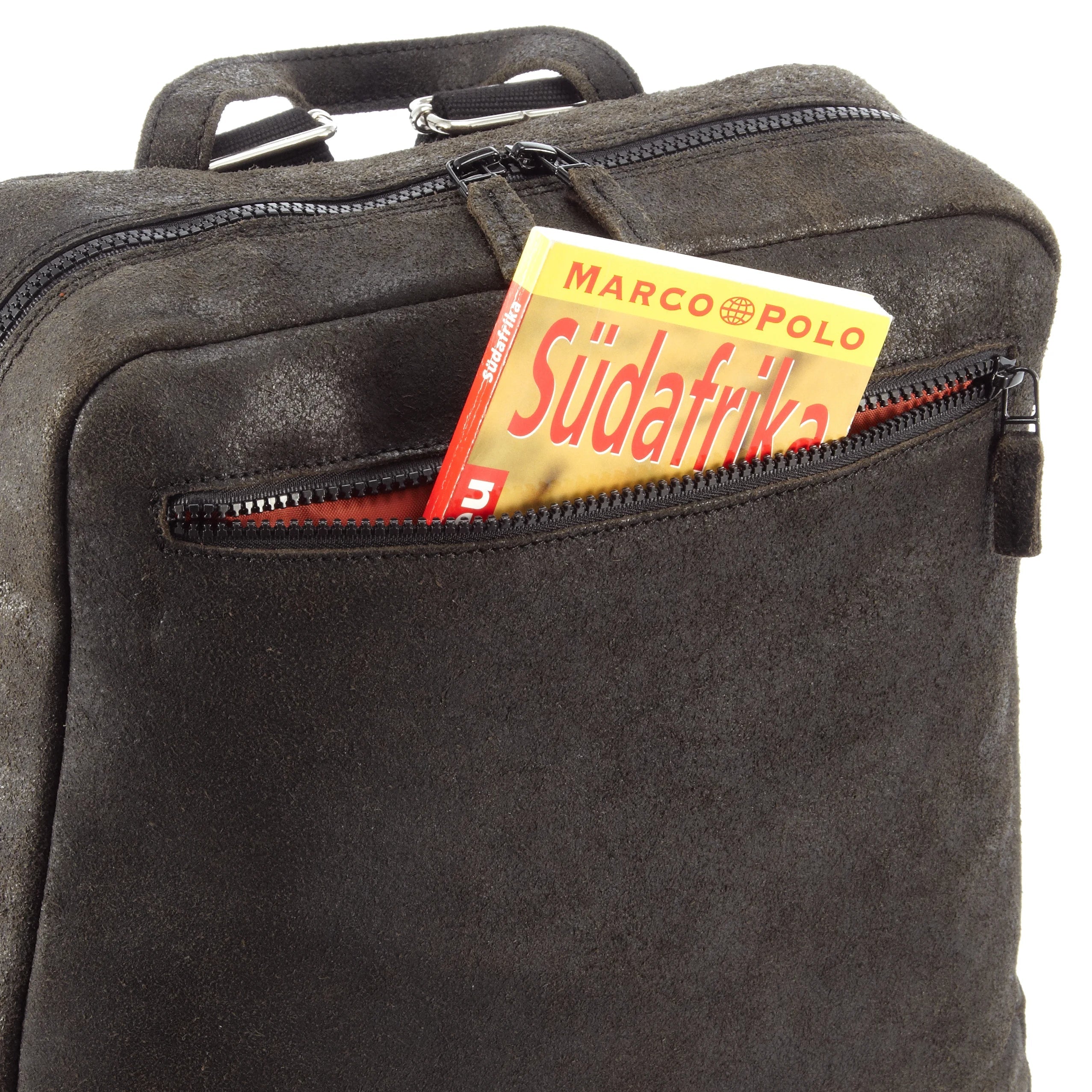 Jost Malmö Rucksack mit Laptopfach 37 cm - schwarz