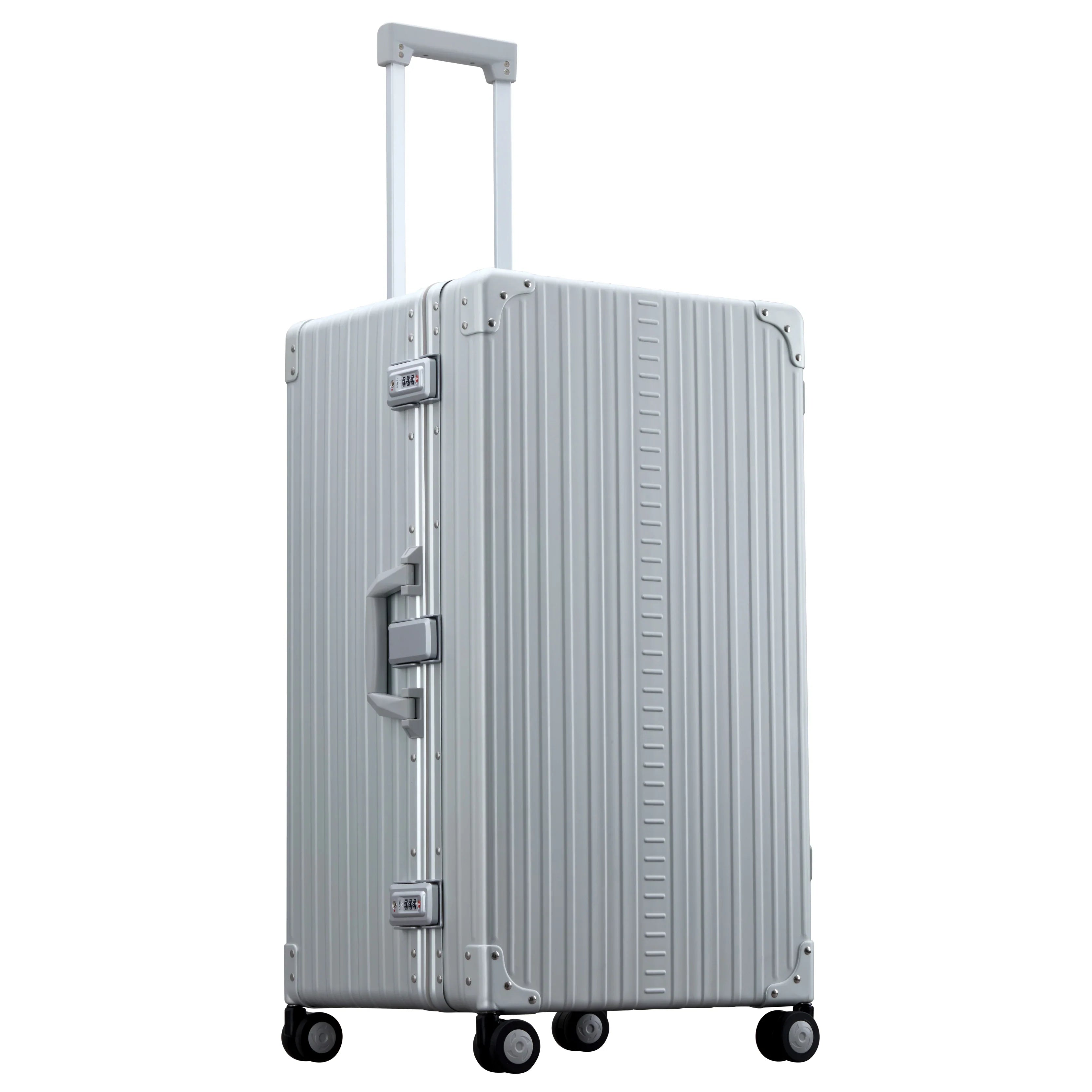 Aleon International Trunk 30 Zoll 4-Rollen Trolley 78 cm - Platinum