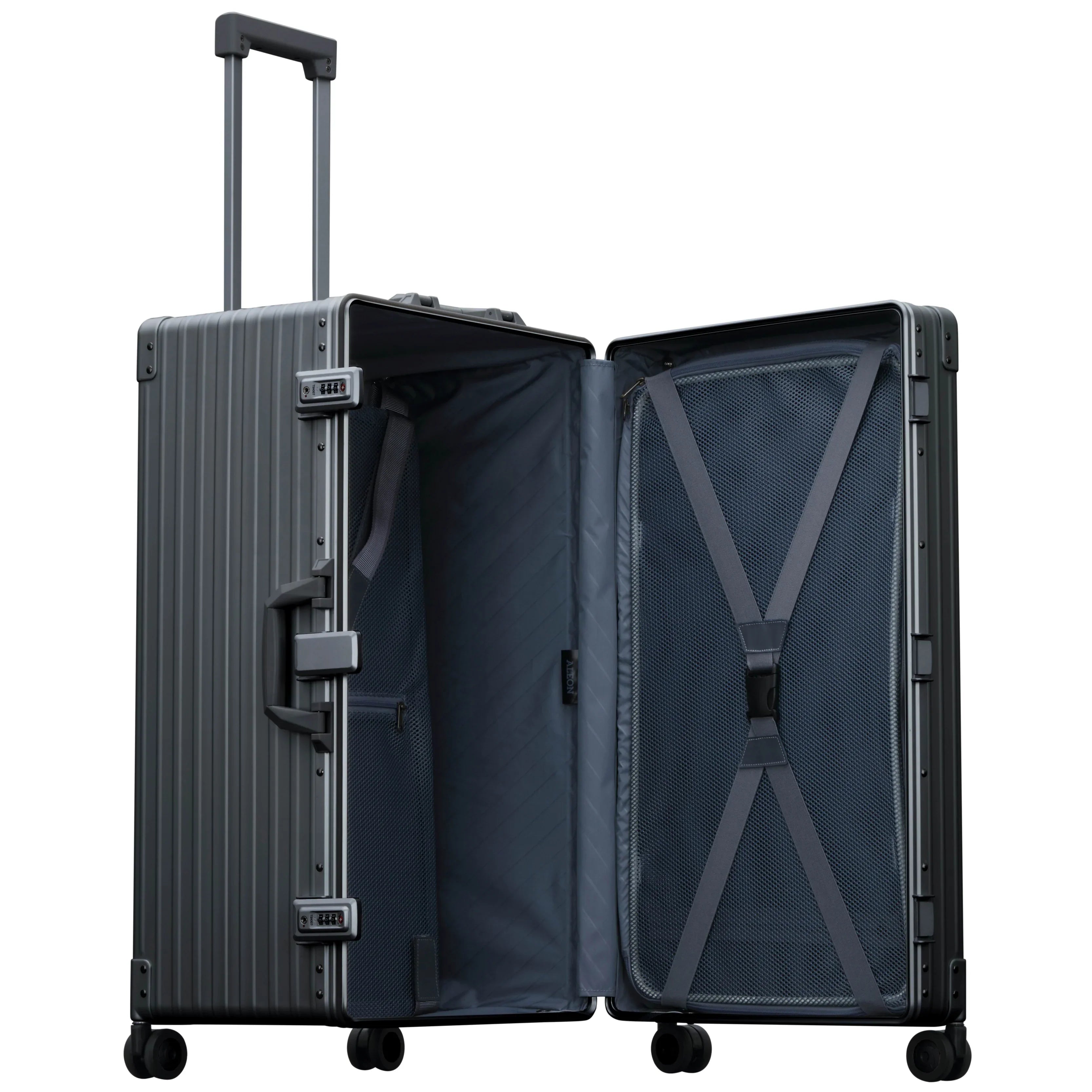 Aleon International Trunk 30 Zoll 4-Rollen Trolley 78 cm - Onyx