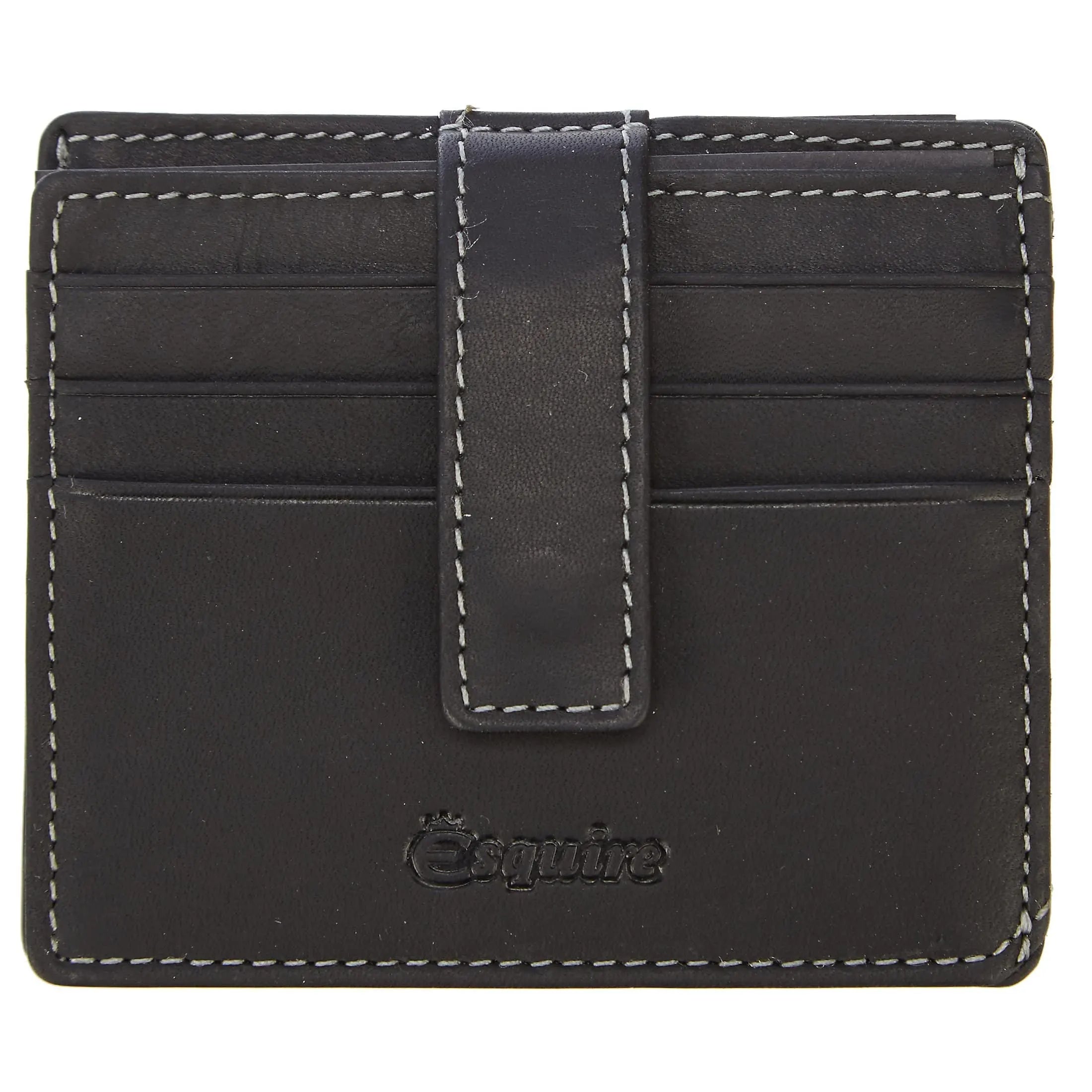 Esquire Oslo Dallas Kreditkarten-Etui RFID 10 cm - schwarz