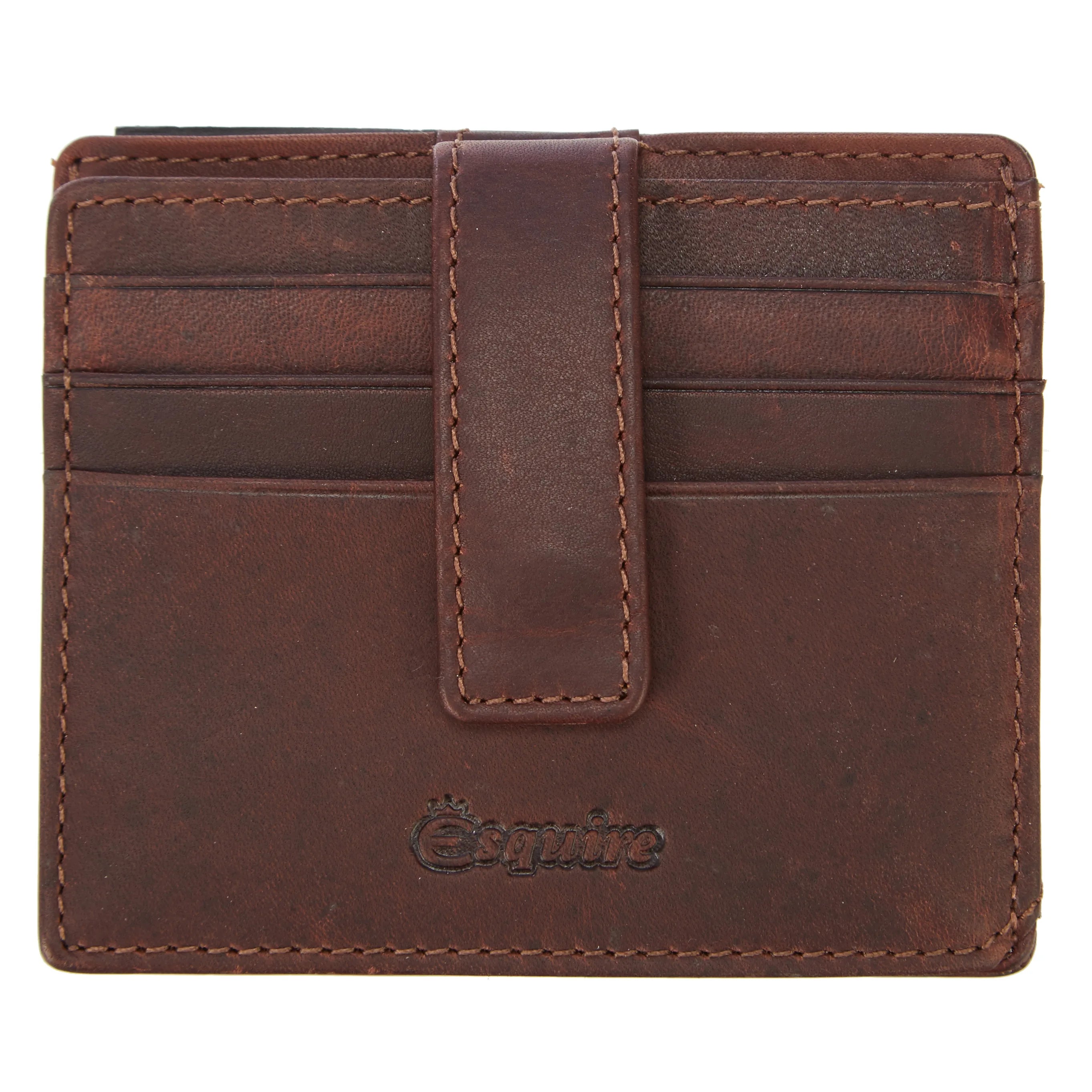 Esquire Oslo Dallas Kreditkarten-Etui RFID 10 cm - schwarz