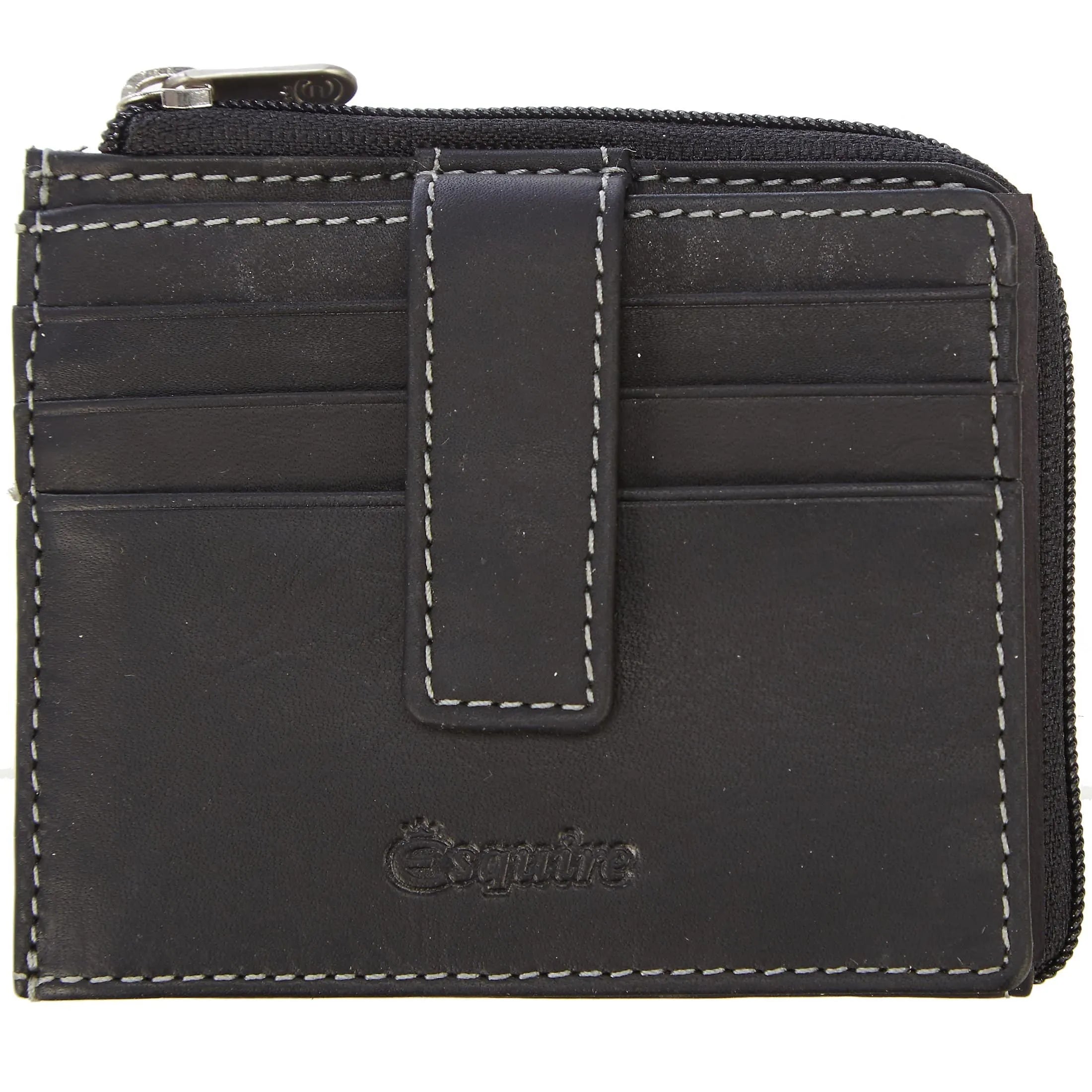 Esquire Oslo Dallas Kreditkartenetui RFID 11 cm - schwarz