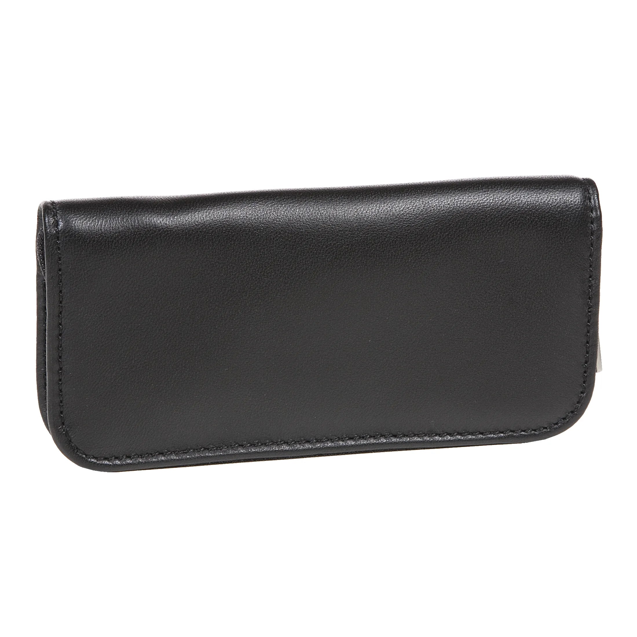 Windrose Nappa Manicure leather zipper case 14 cm - black
