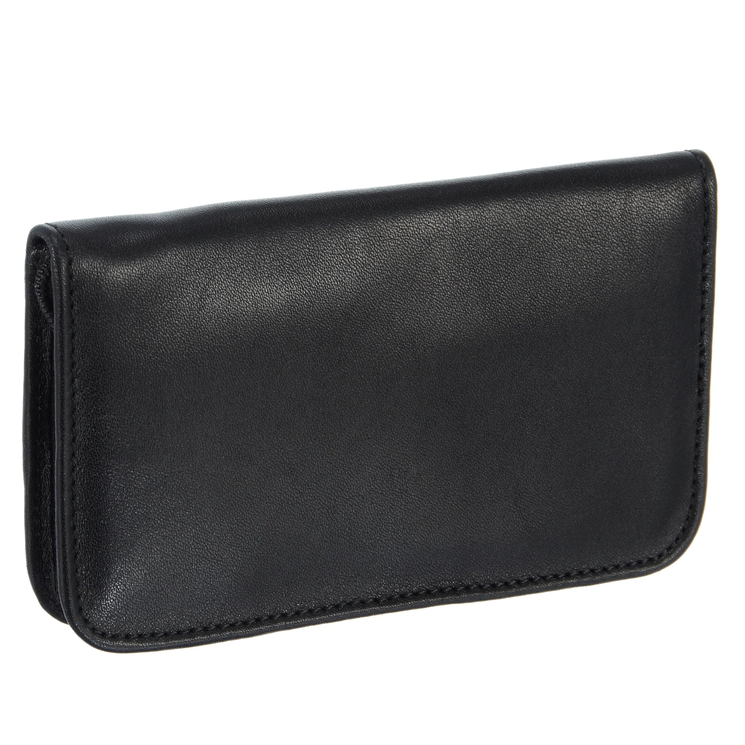 Windrose Nappa Manicure Zipper Case 15 cm - black