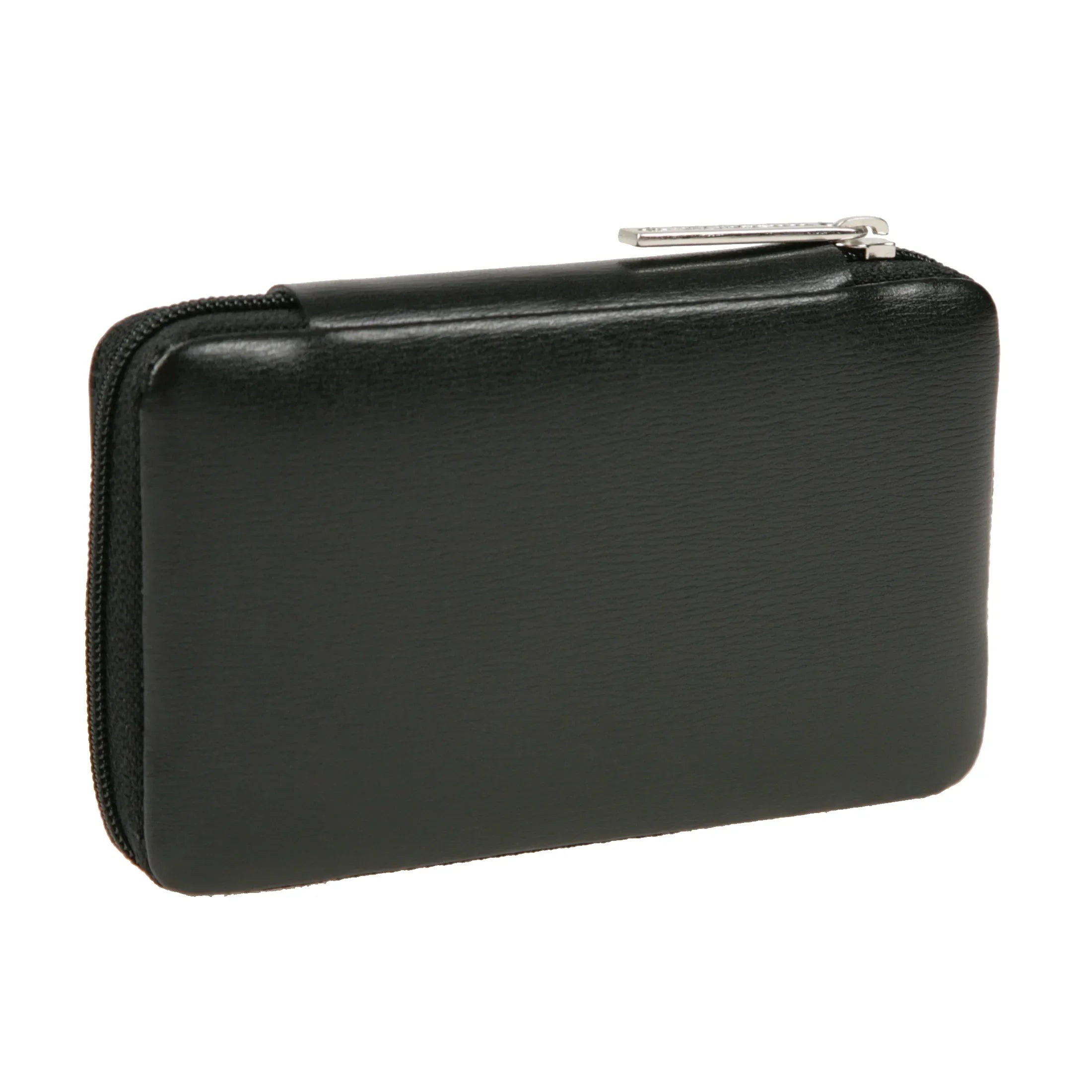Windrose Ambiance Manicure Leather Zipper Case - Black