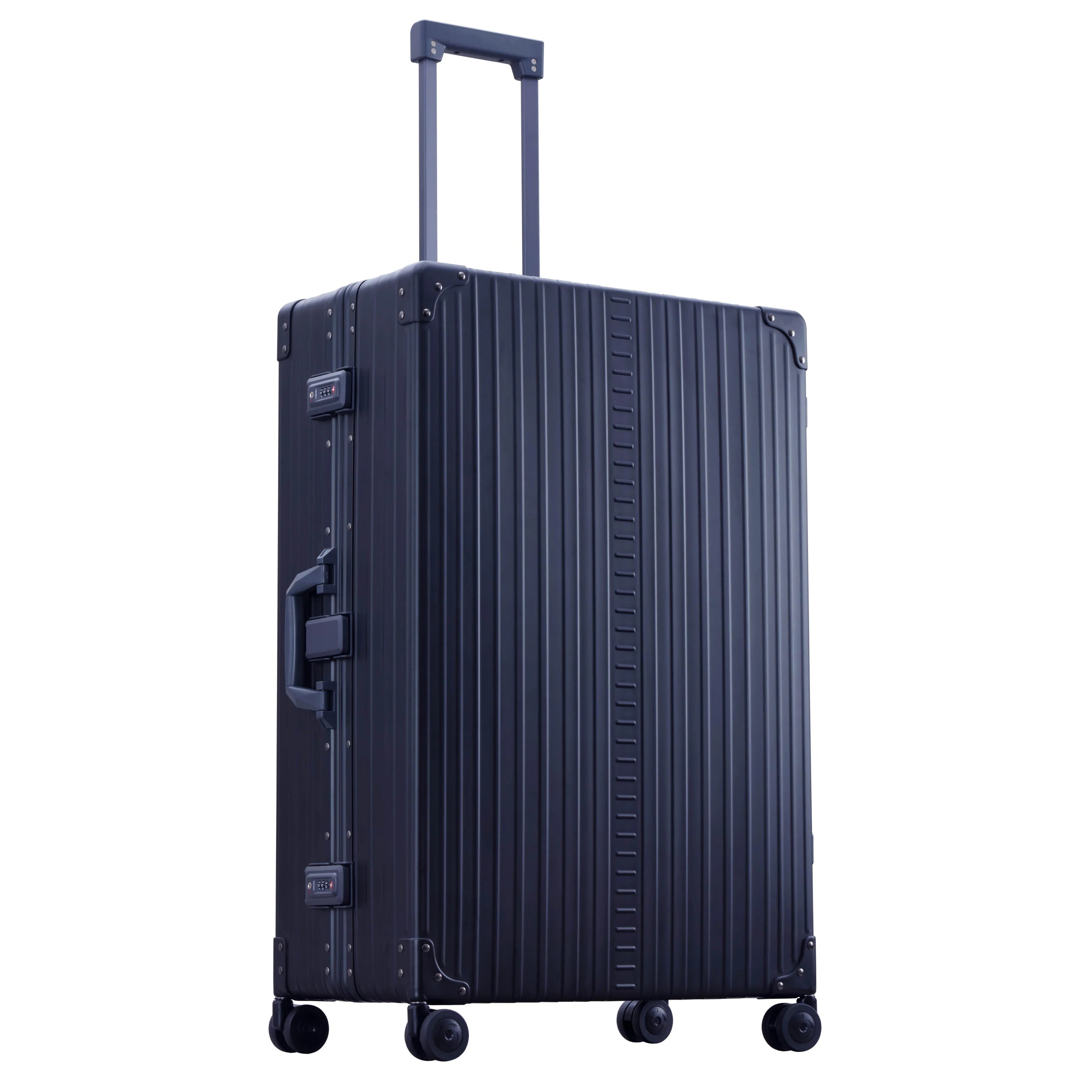 Aleon Macro Traveler Plus 32 Zoll 4-Rollen Trolley 81 cm - Platinum