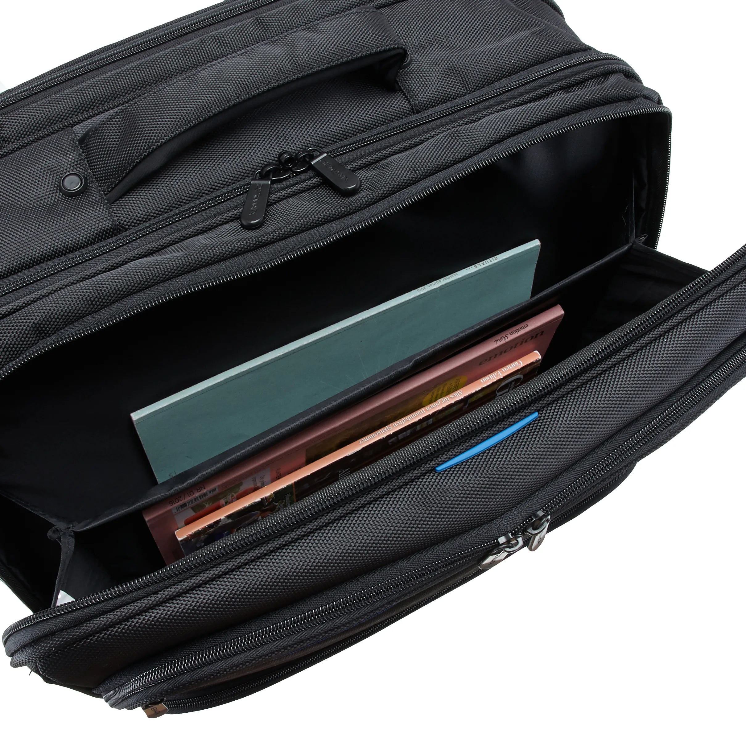 Dermata Business Mobile Office on wheels 42 cm - black