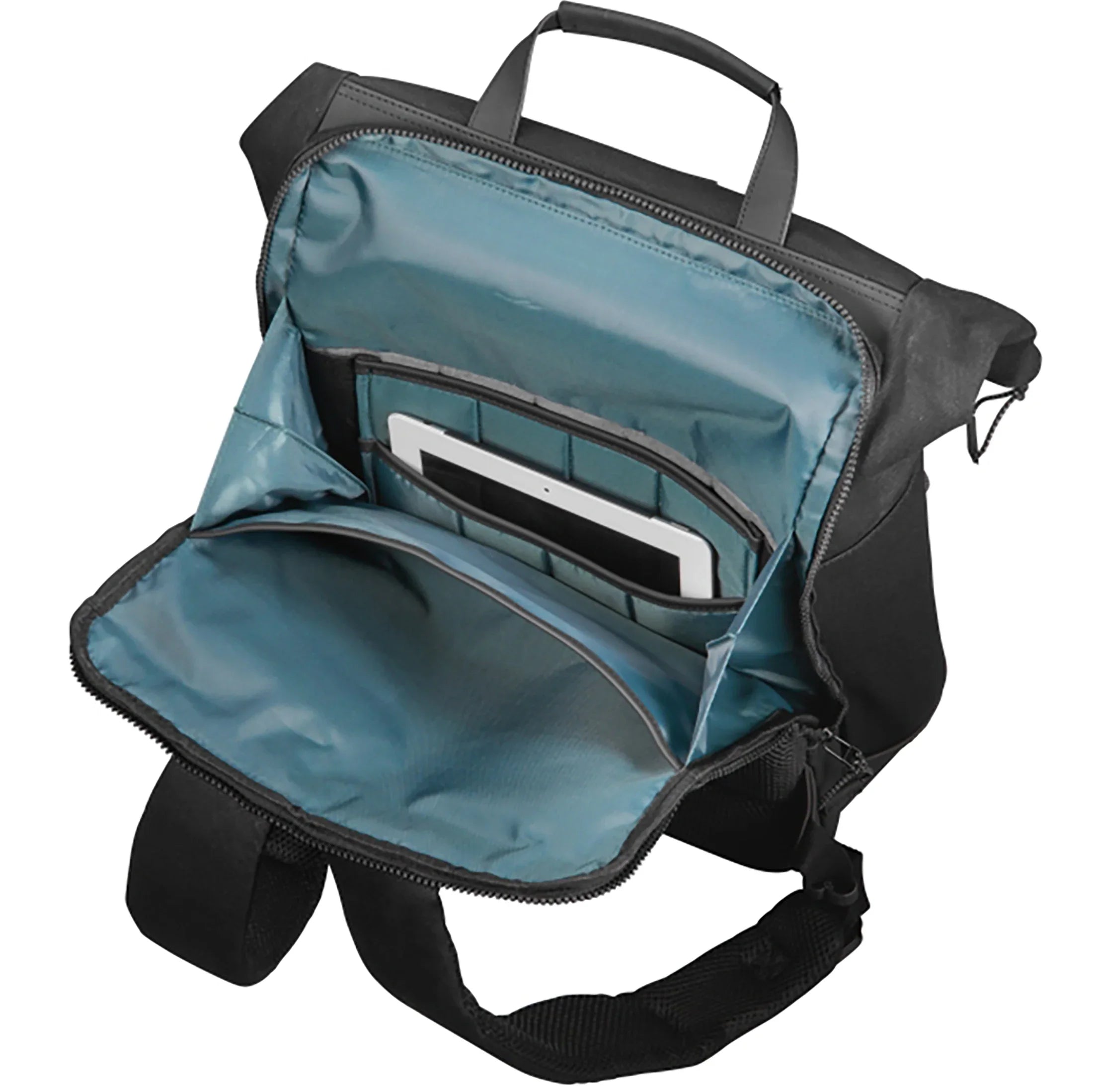 Jost Ystad courier backpack with laptop compartment 46 cm - black