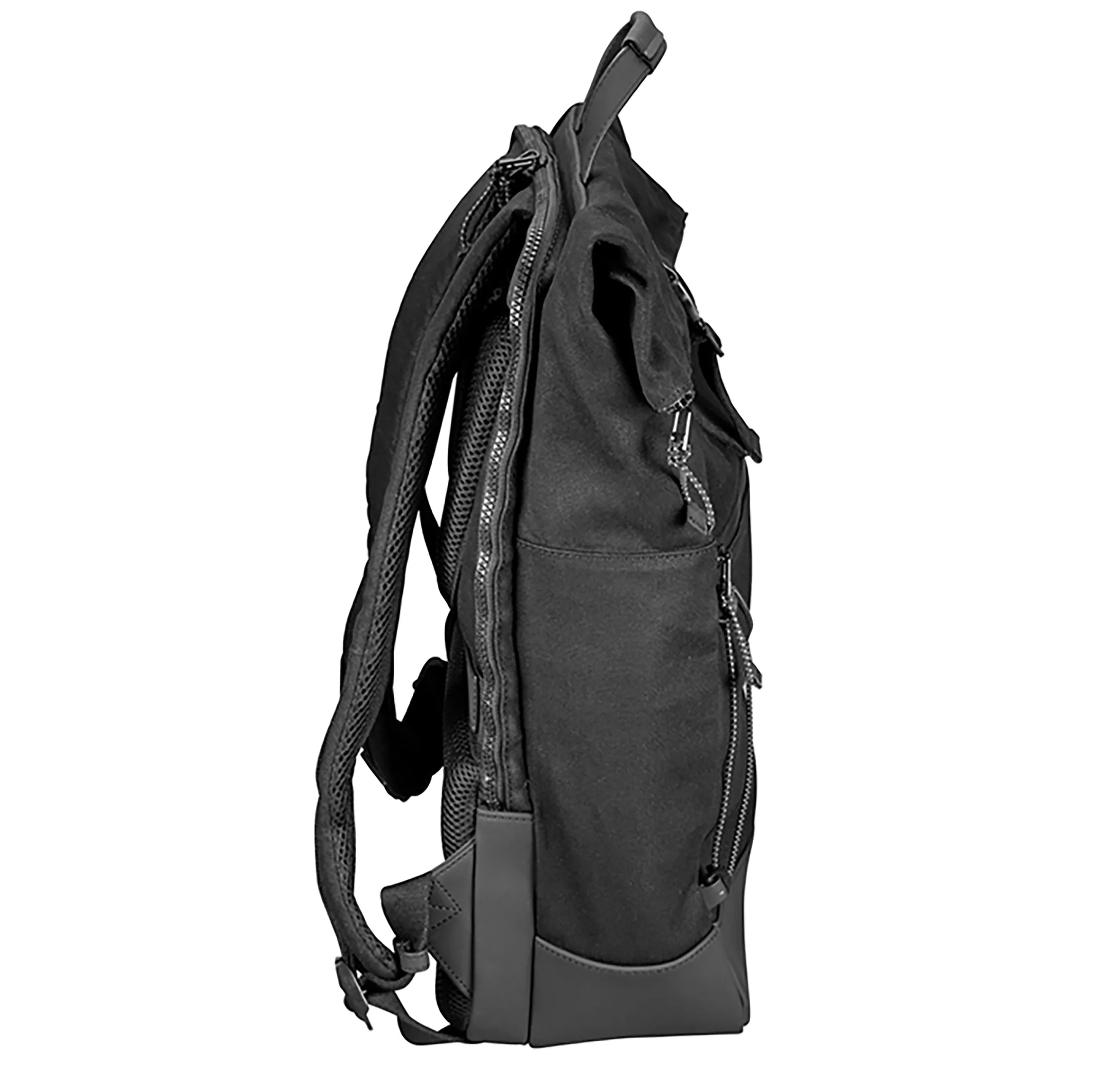 Jost Ystad courier backpack with laptop compartment 46 cm - black