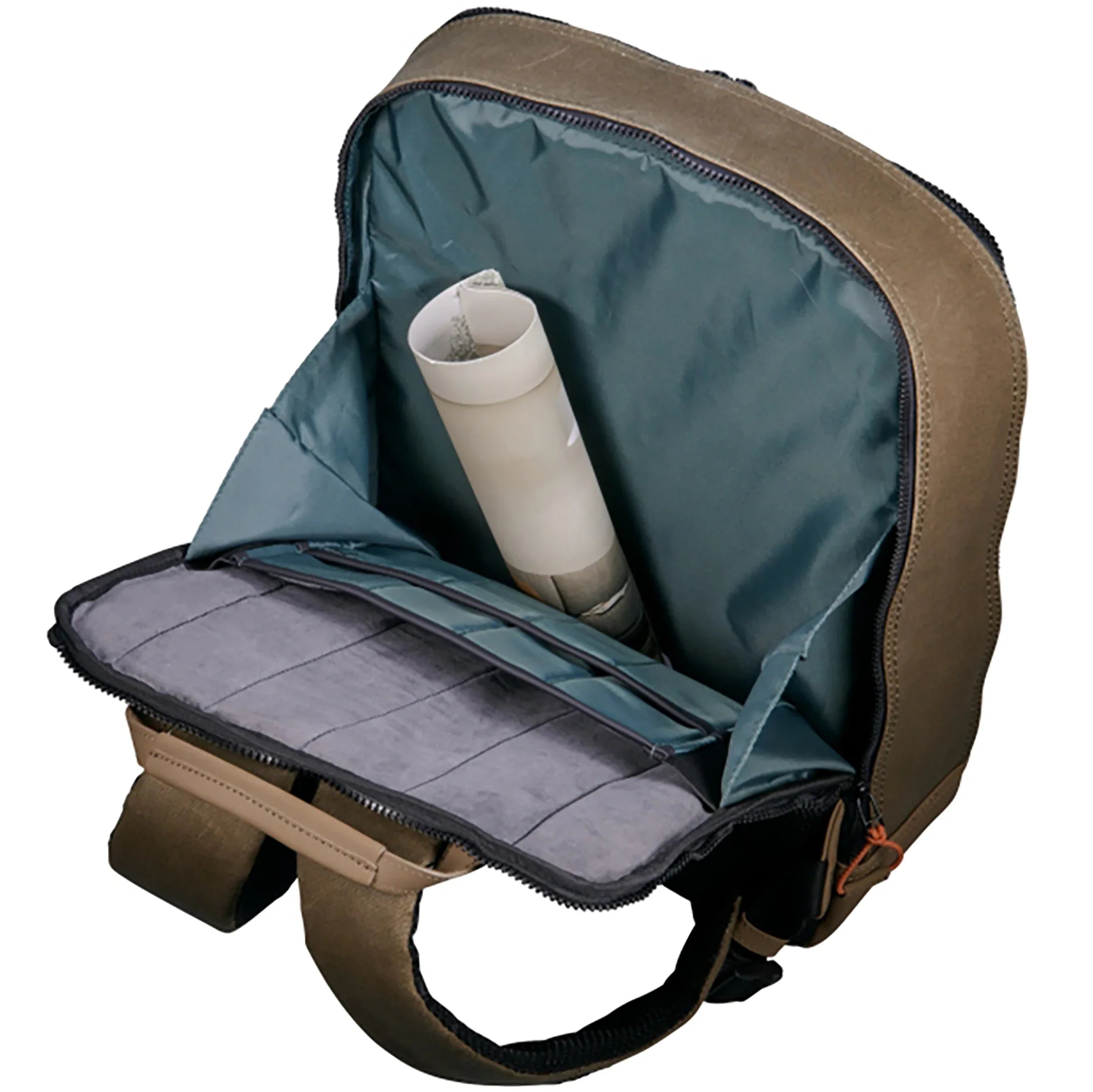 Jost Ystad daypack backpack with laptop compartment 44 cm - olive