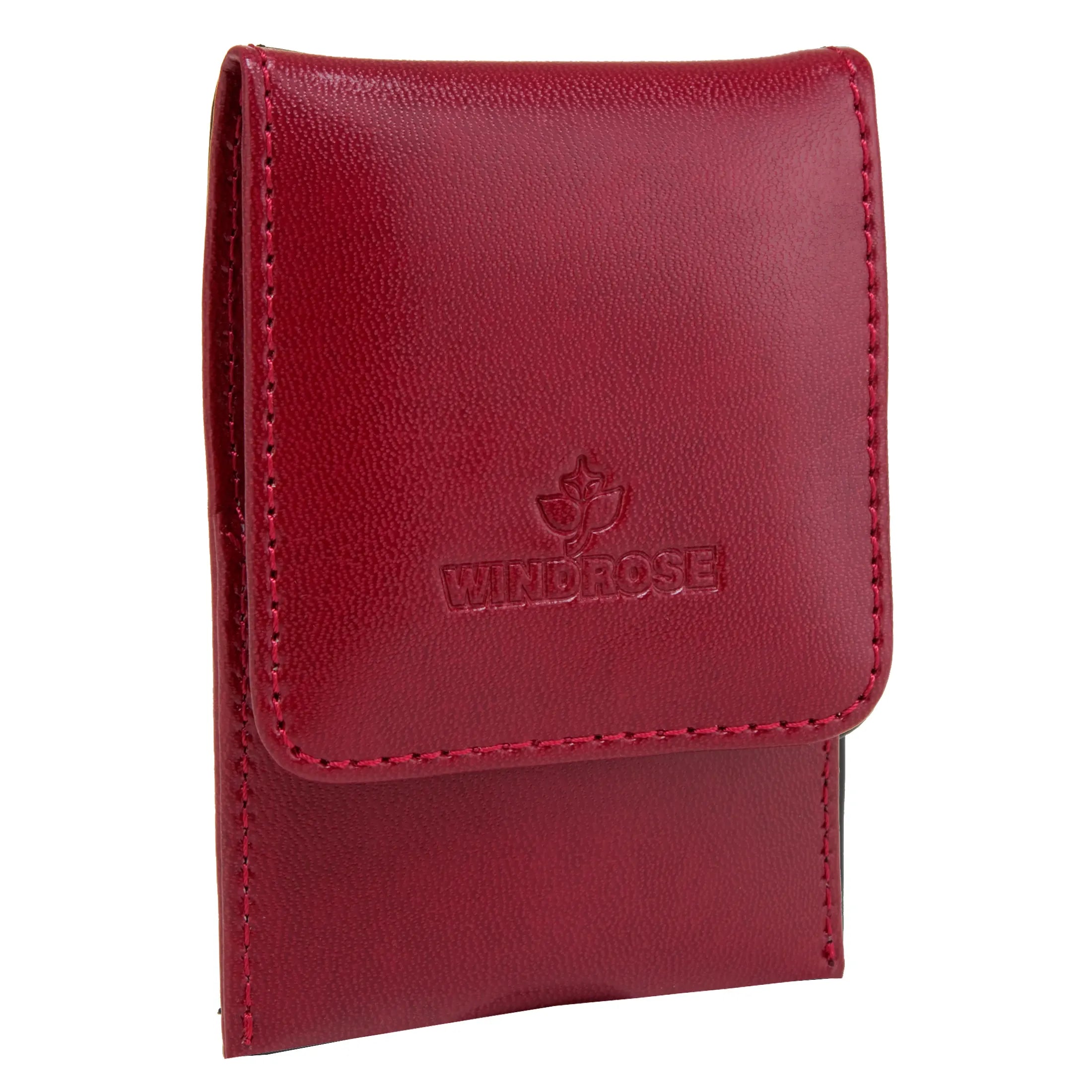Windrose Merino Pocket Manicure - red