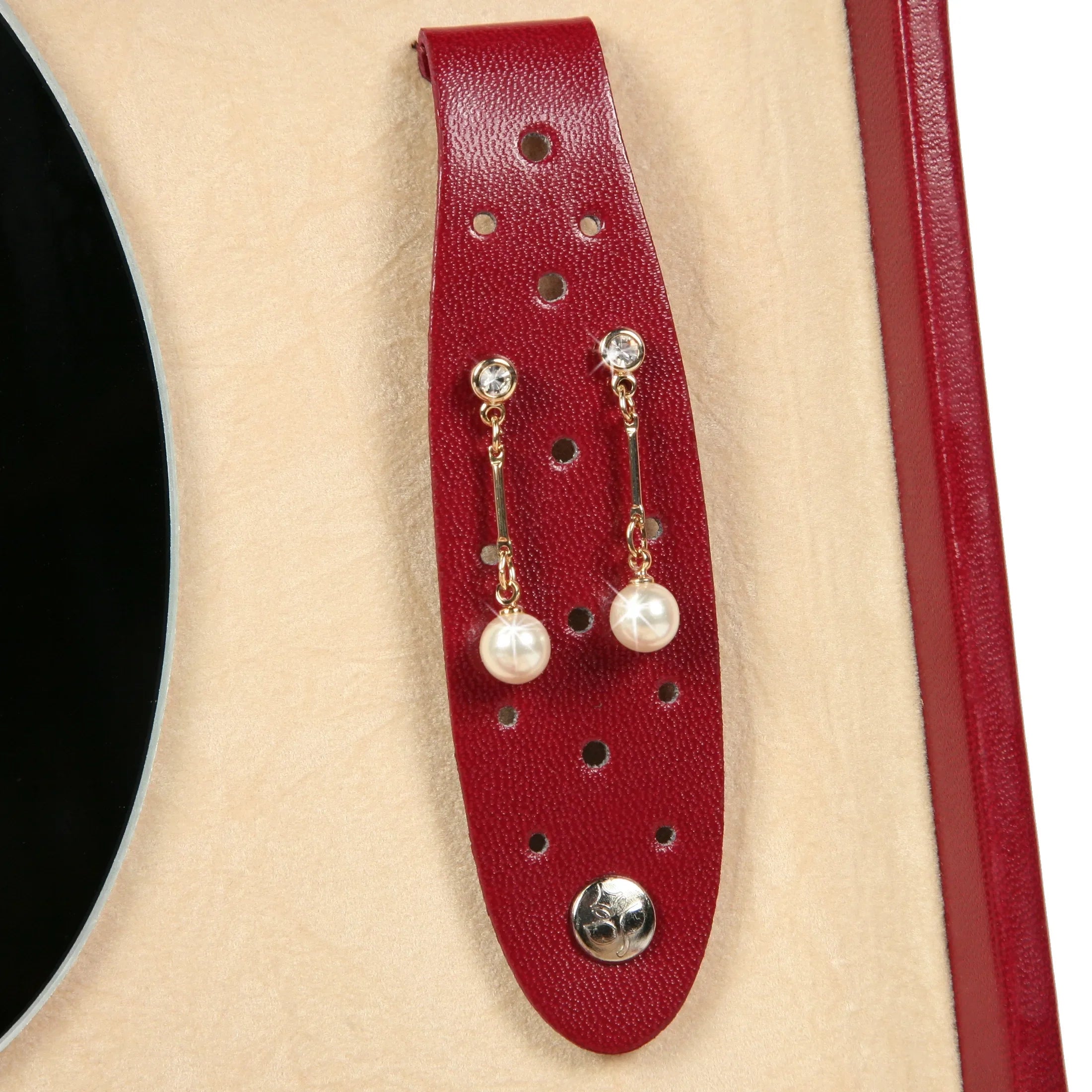 Windrose Merino Large Jewelry Case 4 Levels 29 cm - black