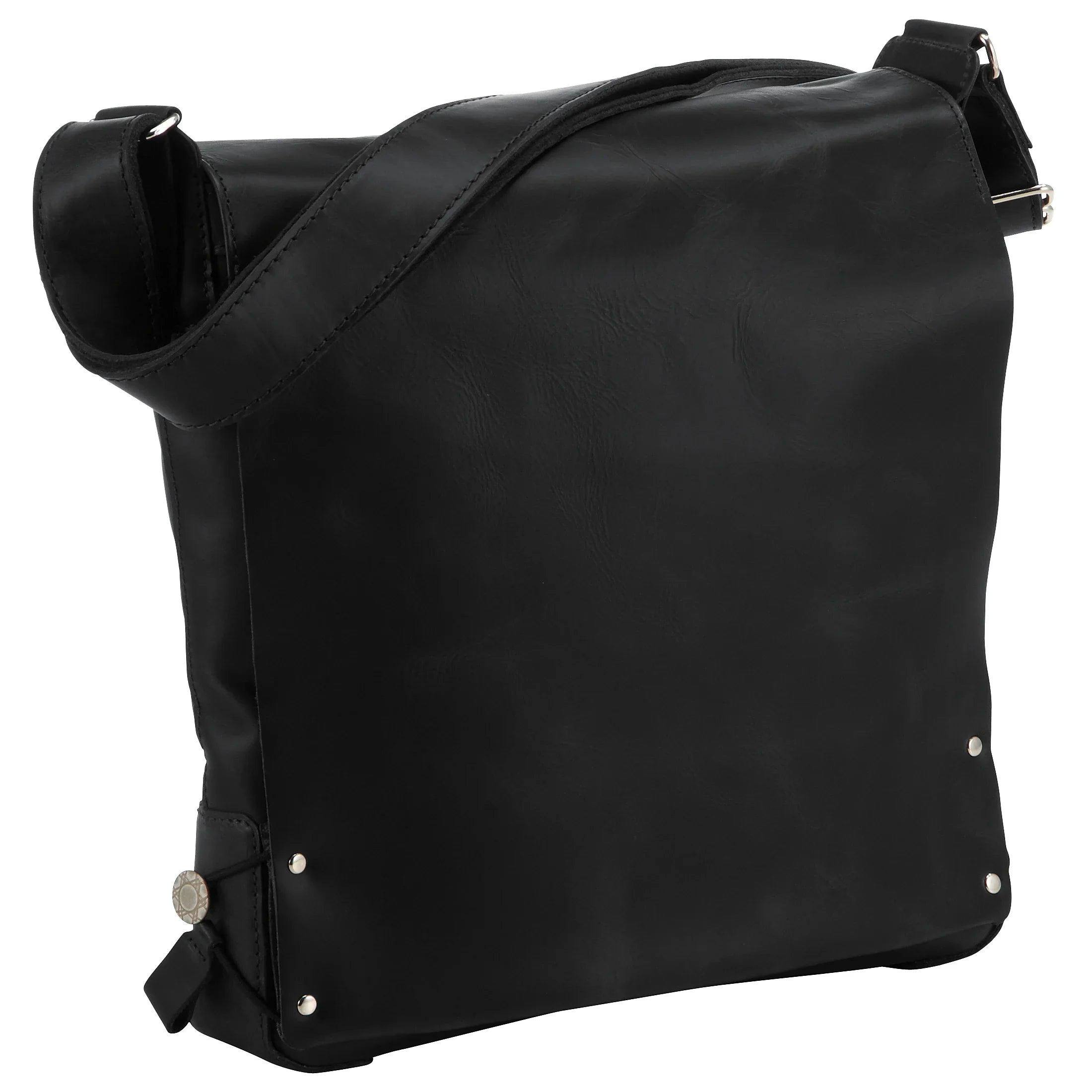 Harolds Jil Umhängetasche aus Leder 29 cm - schwarz