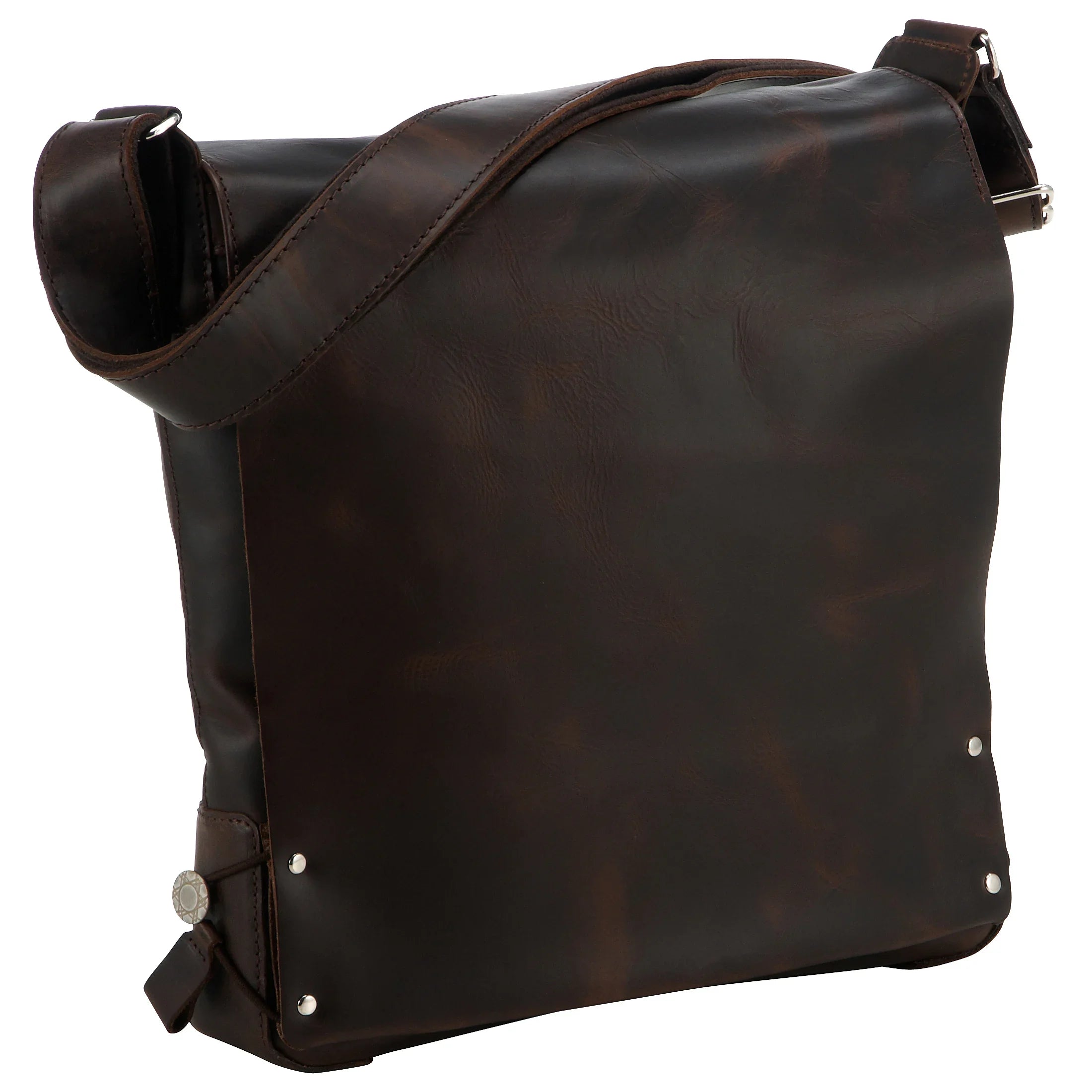 Harolds Jil Umhängetasche aus Leder 29 cm - cognac
