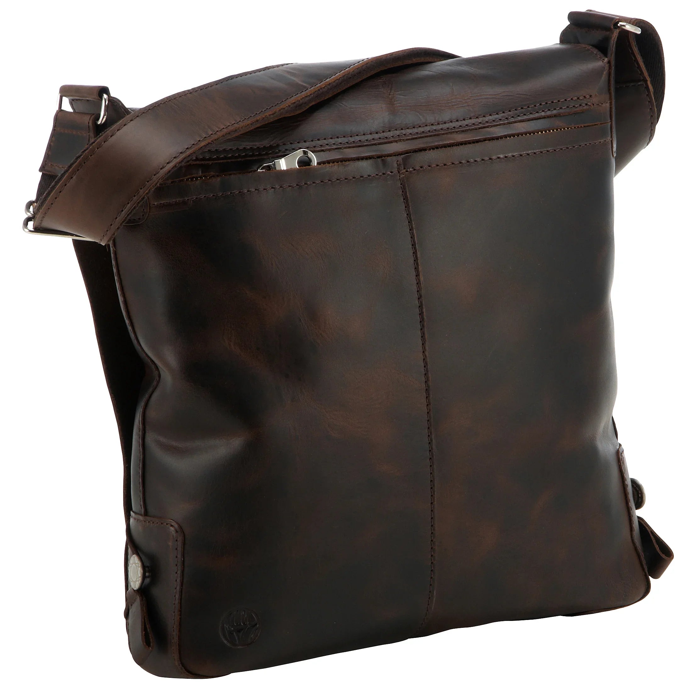 Harolds Jil Umhängetasche aus Leder 29 cm - schwarz