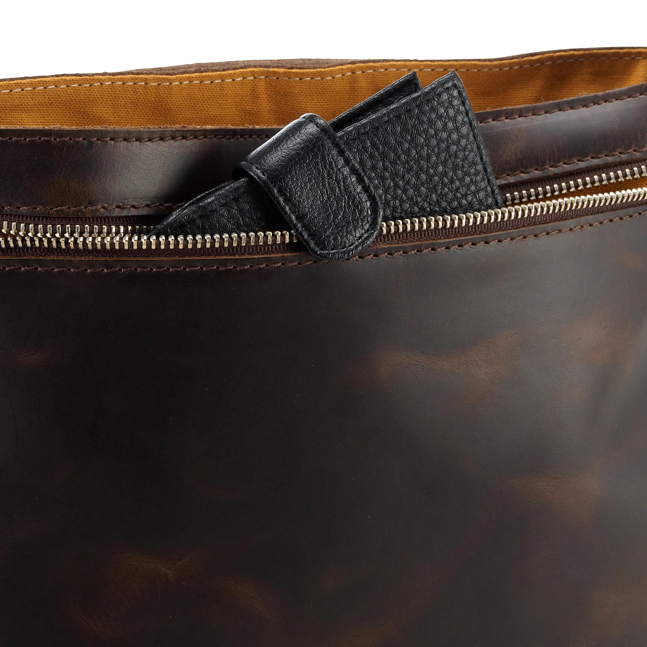 Harolds Jil Umhängetasche aus Leder 29 cm - cognac