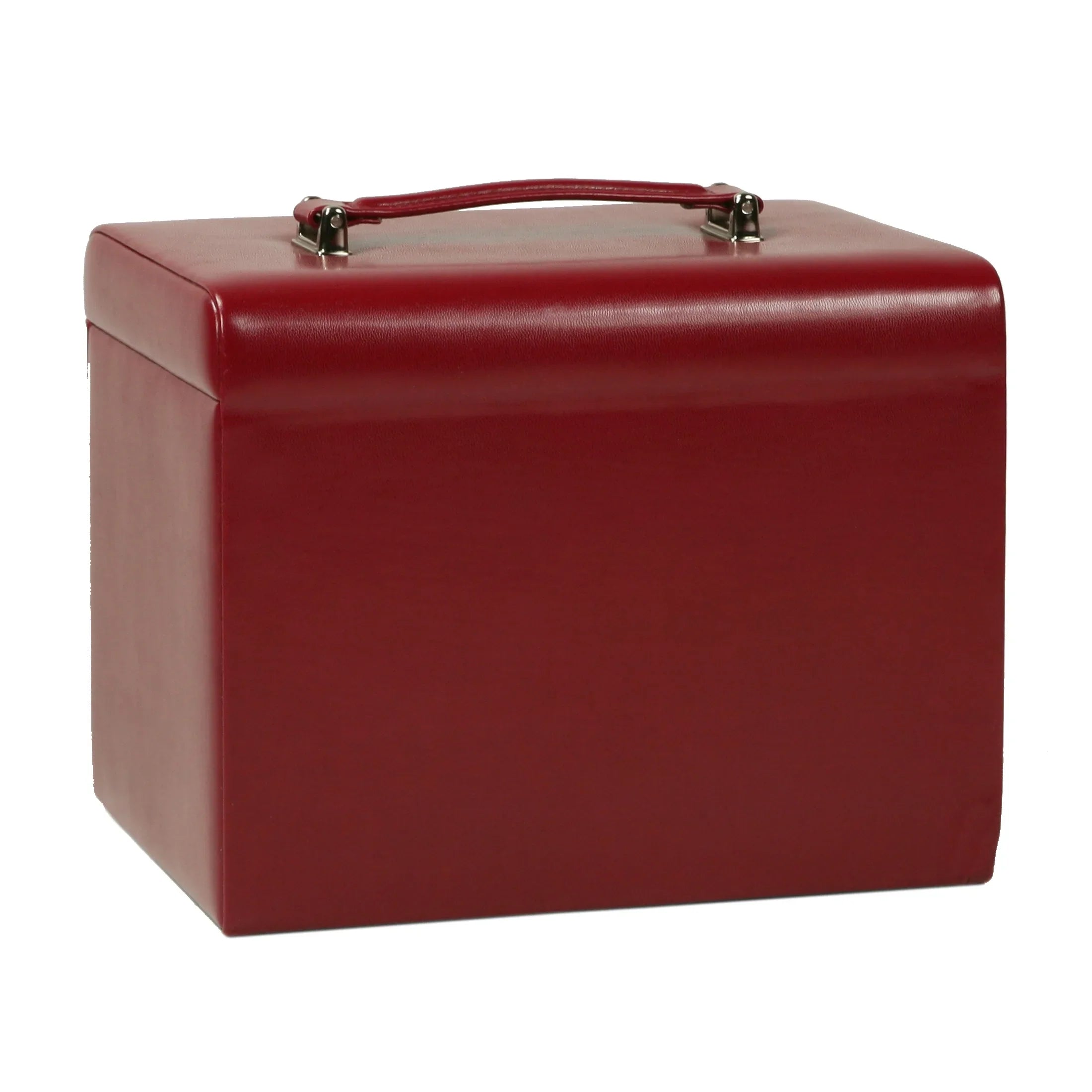 Windrose Merino Jewelry Case with Jewelry Bag 26 cm - Black