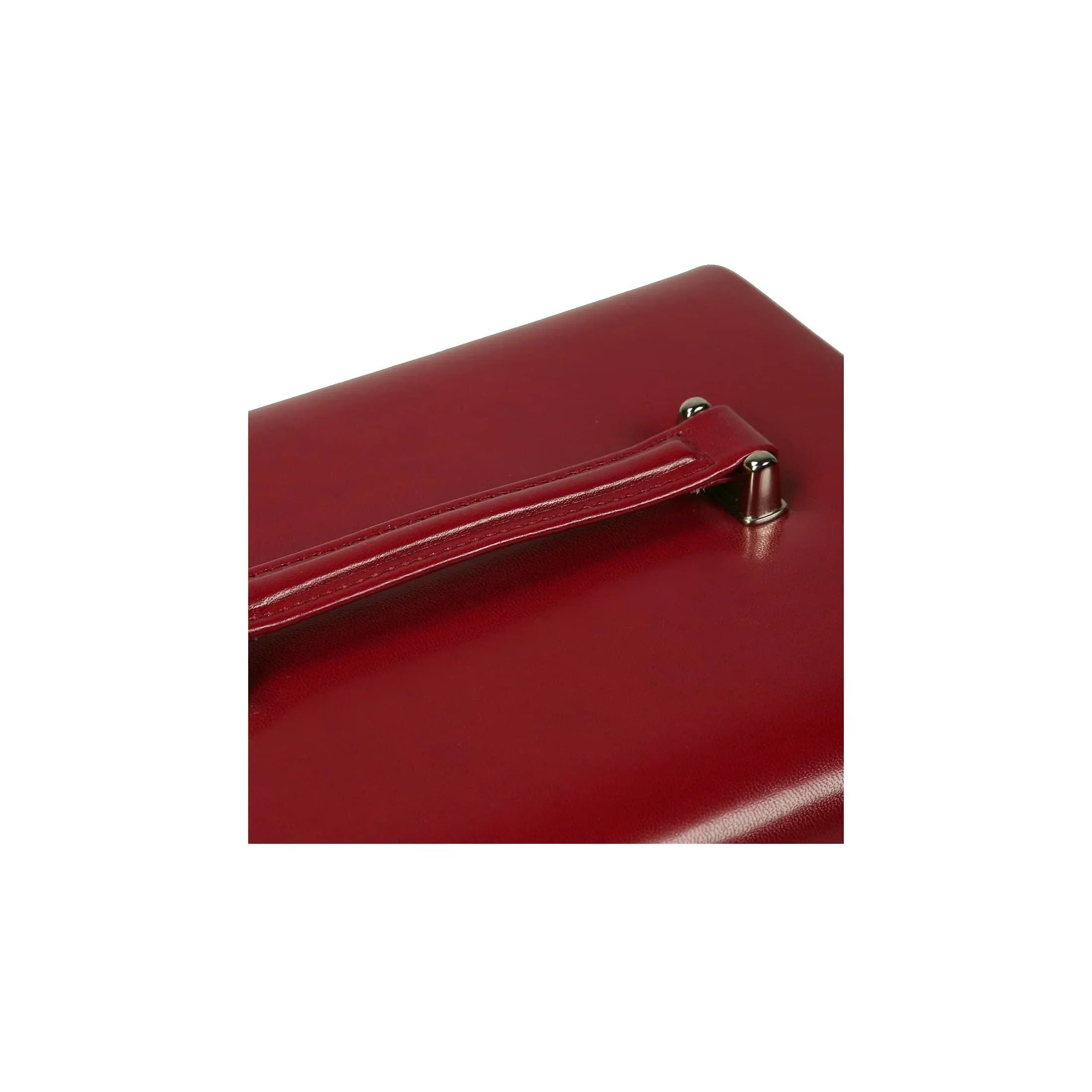 Windrose Merino Schmuckkoffer mit Schmucktasche 26 cm - rot
