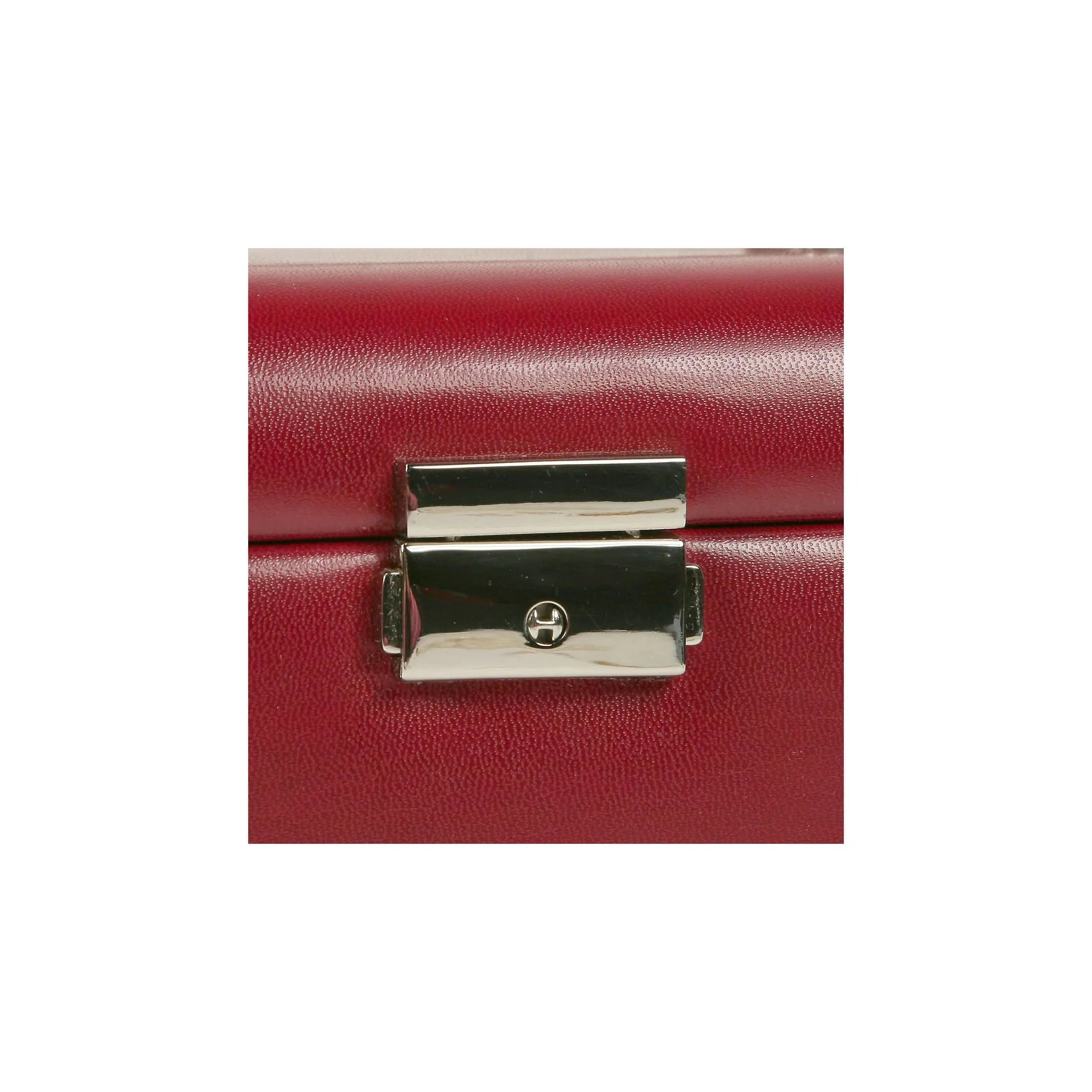 Windrose Merino Jewelry Case with Jewelry Bag 26 cm - Black