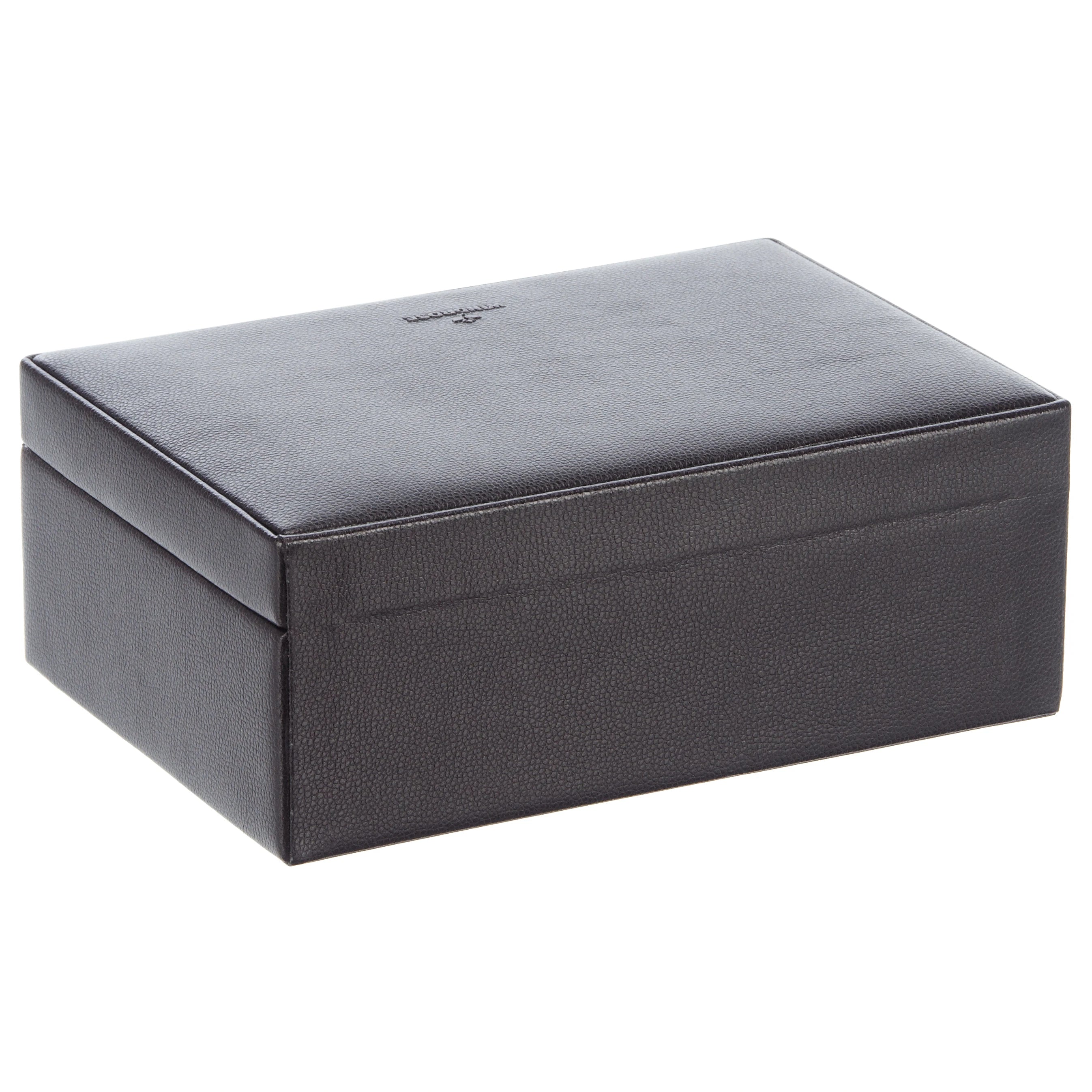 Windrose Beluga watch case for 10 watches 24 cm - black