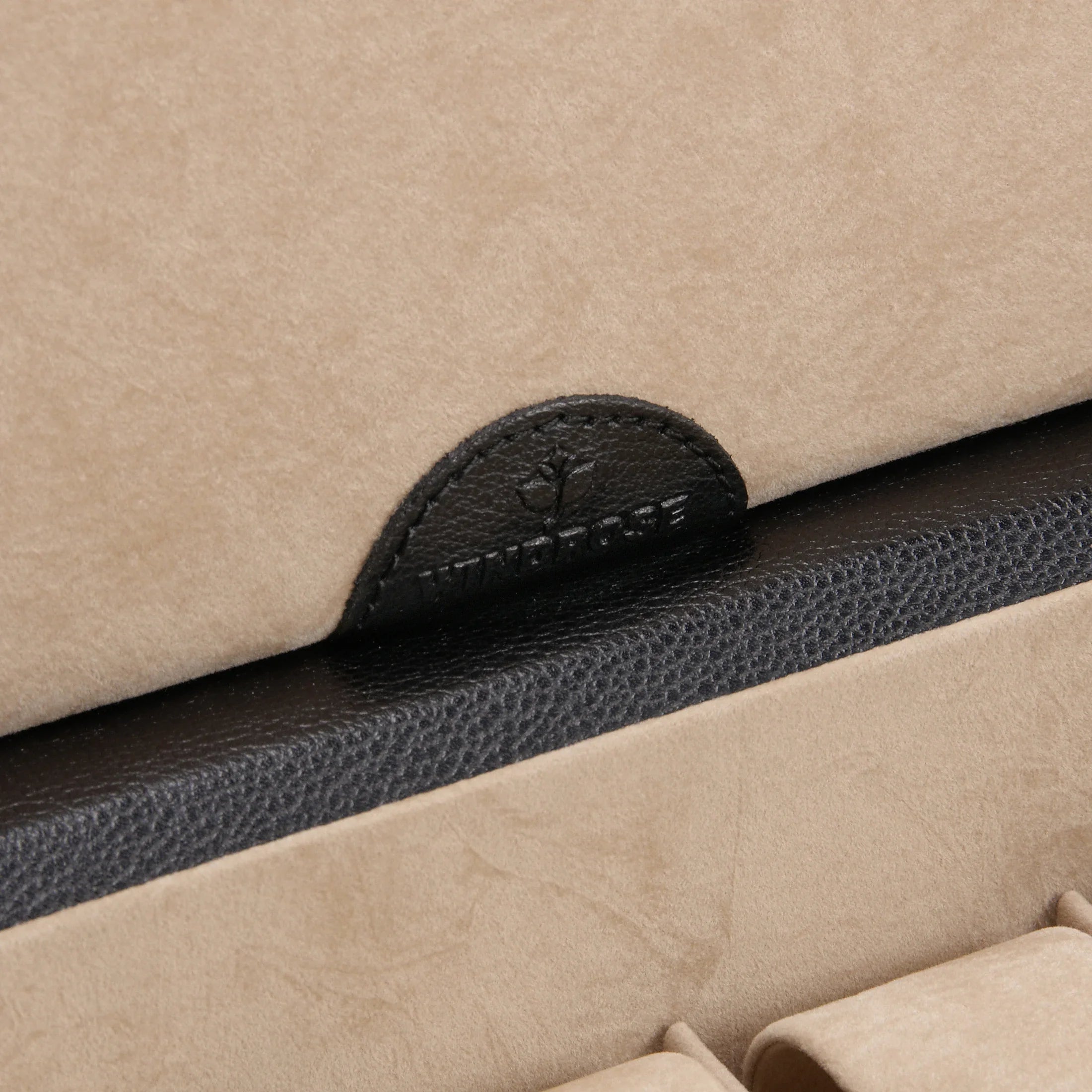 Windrose Beluga Uhrenkassette für 8 Uhren 19 cm - schwarz