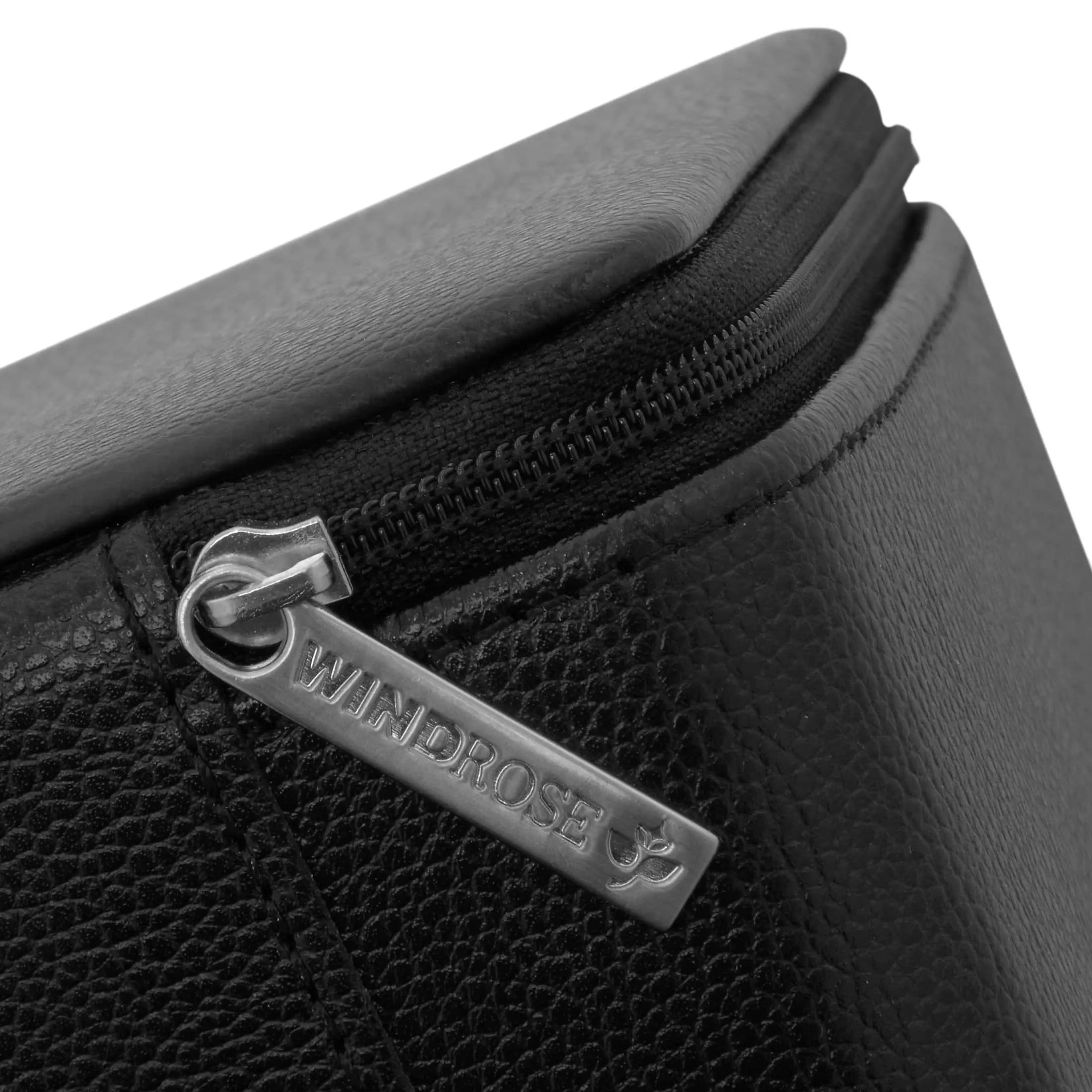 Windrose Beluga Uhrenkassette 19 cm - schwarz
