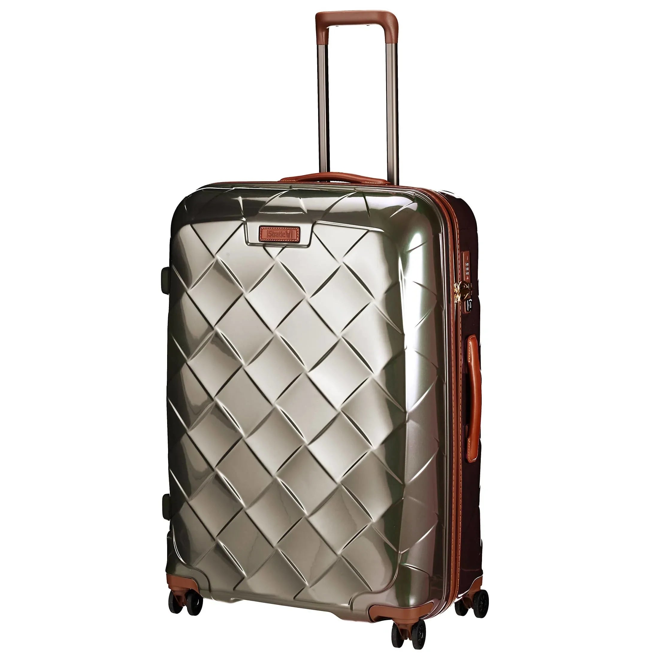 Stratic Leather & More 4-Rollen-Trolley 76 cm - champagne