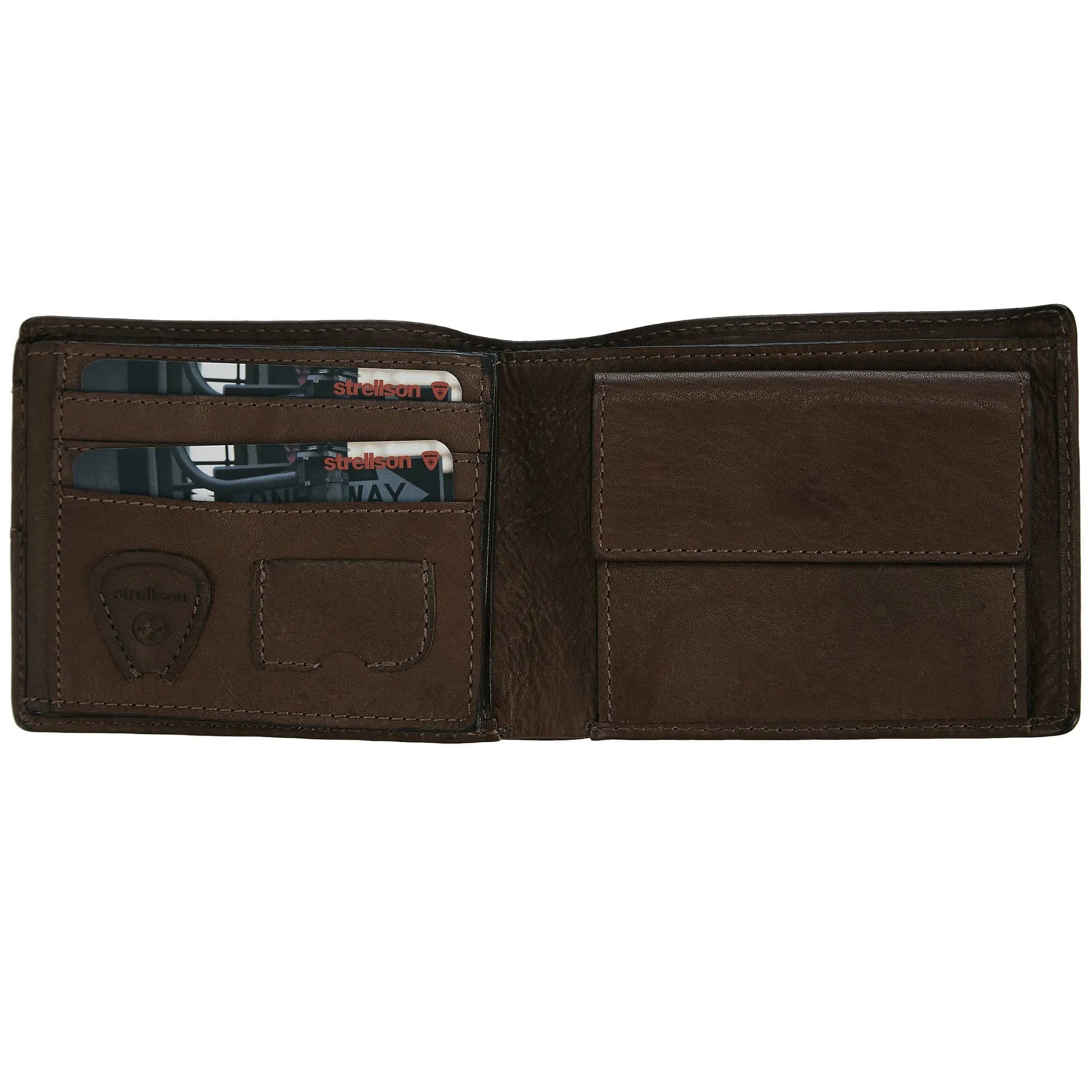 Strellson Upminster Geldbörse 12 cm - cognac